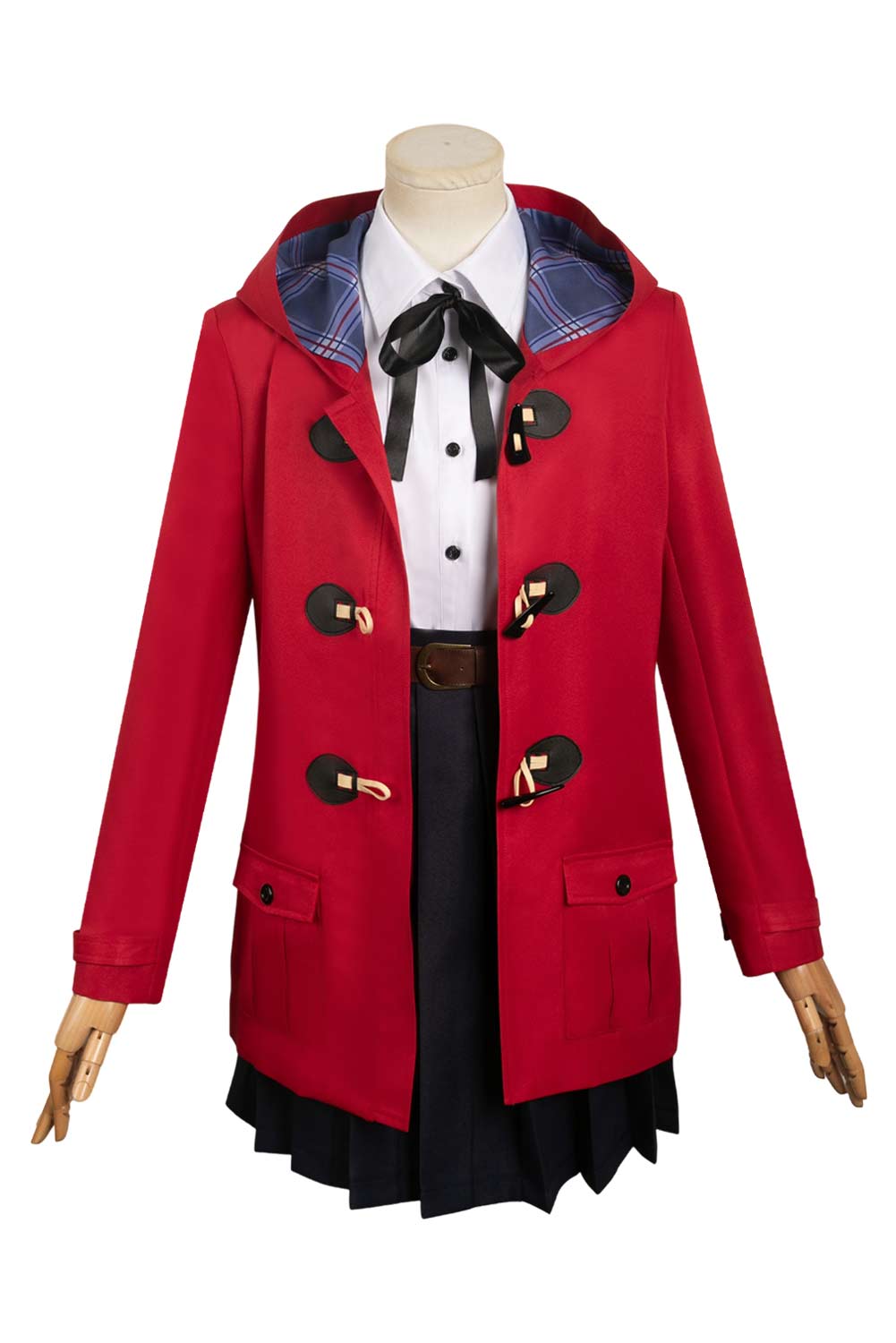 Anime Girls Band Cry Nina Iseri Red Outfits Halloween Carnival Suit Cosplay Costume