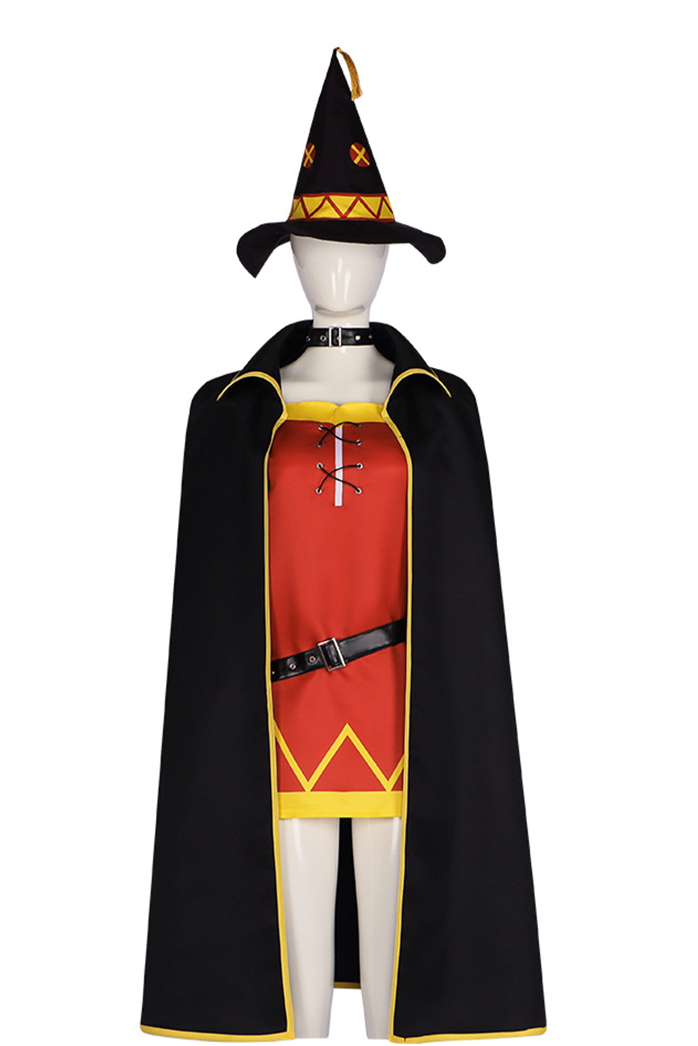 Anime KonoSuba: God's Blessing on This Wonderful World! 3 Megumin Full Set Outfits Halloween Carnival Suit Cosplay Costume