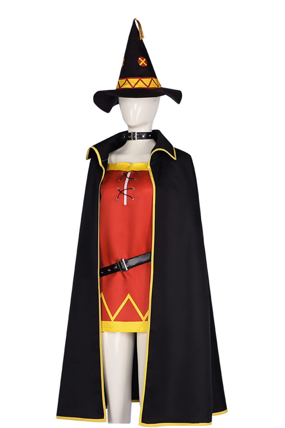 Anime KonoSuba: God's Blessing on This Wonderful World! 3 Megumin Full Set Outfits Halloween Carnival Suit Cosplay Costume