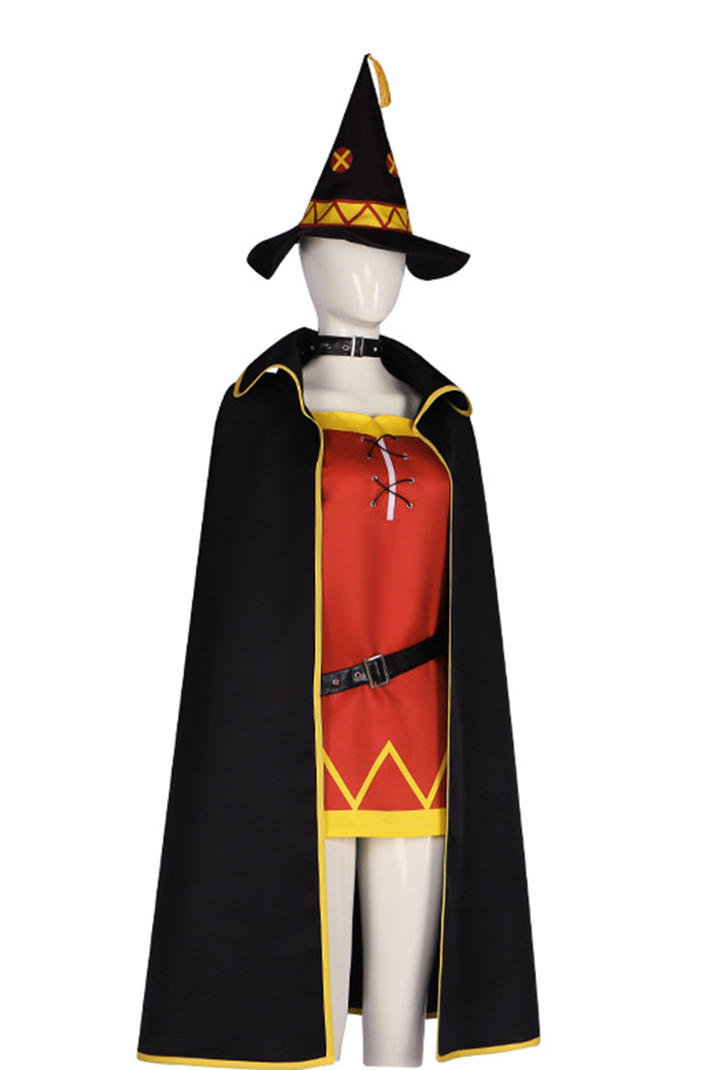 Anime KonoSuba: God's Blessing on This Wonderful World! 3 Megumin Full Set Outfits Halloween Carnival Suit Cosplay Costume