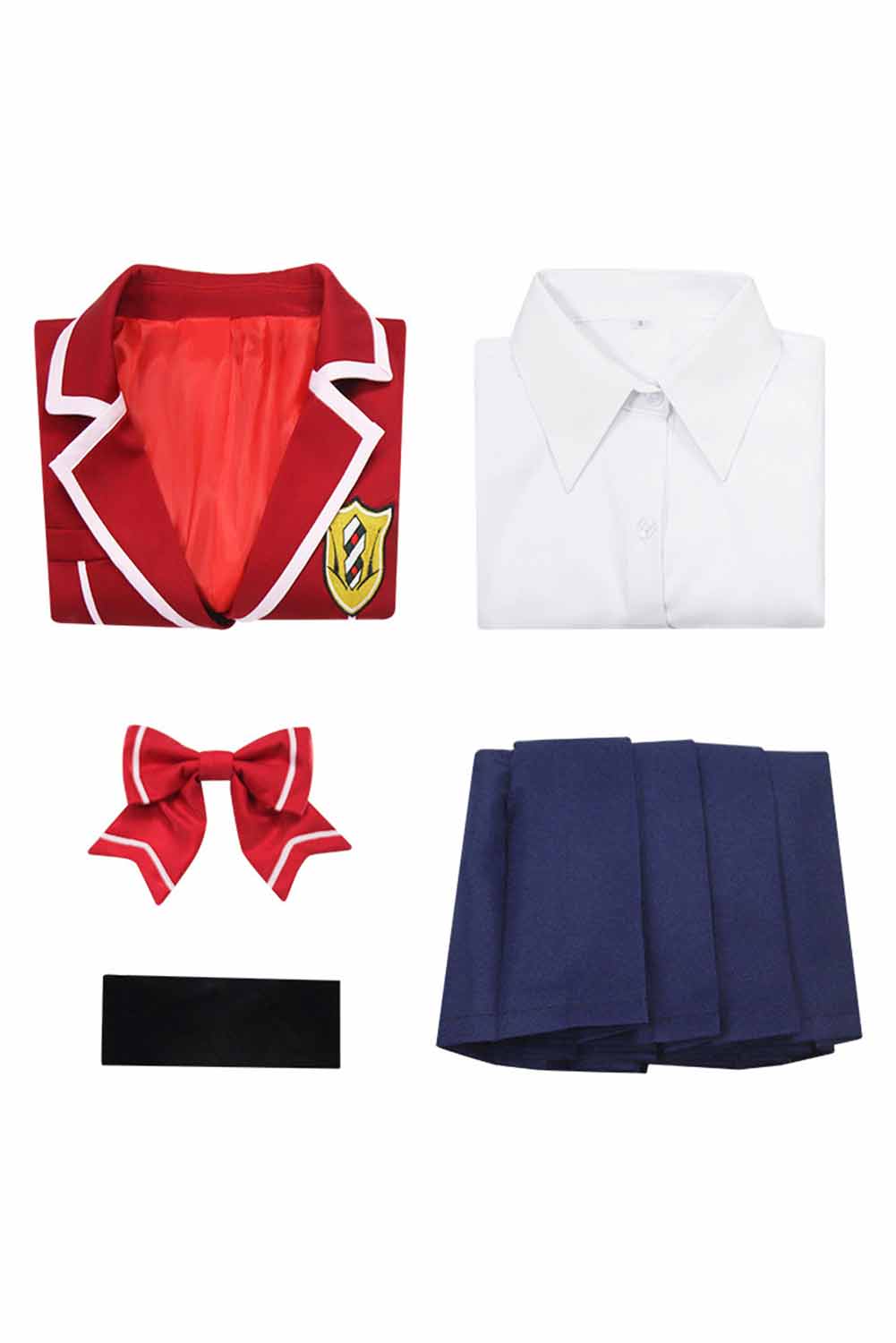 Anime Guilty Crown Inori Yuzuriha Uniform Outfits Halloween Carnival Suit Cosplay Costume