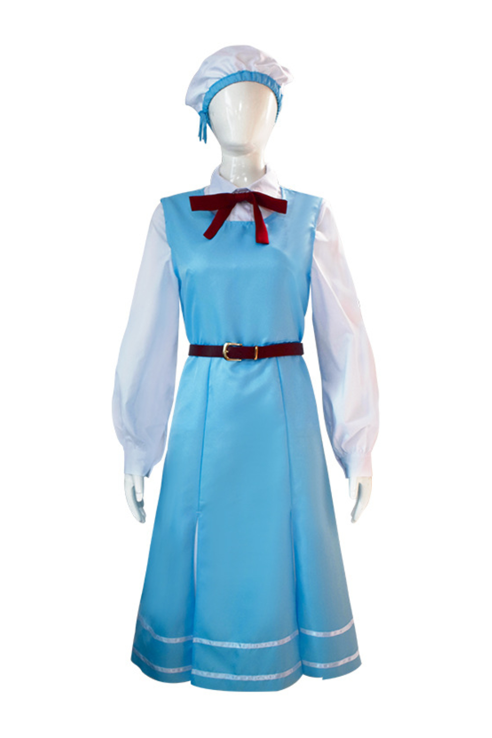 Anime Gushing over Magical Girls 2024 Korisu Morino Blue Dress Outfits Halloween Carnival Suit Cosplay Costume