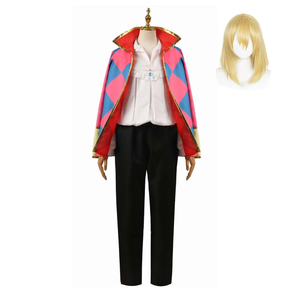 Anime Howl 's Moving Castle Howl Outfits Halloween Carnival Suit Cosplay Costume