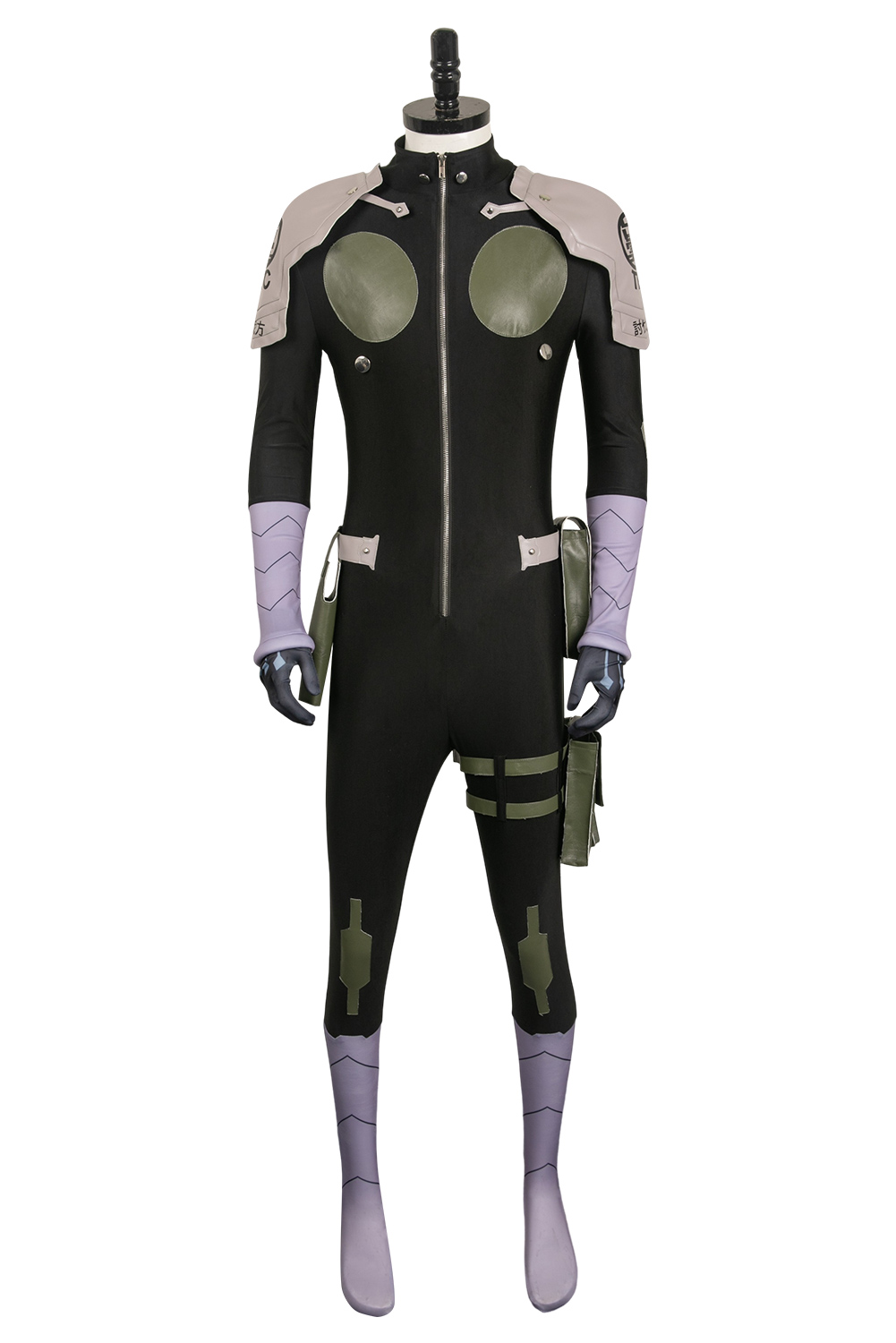 Anime Kaiju No.8 Kafka Hibino Black Uniform Jumpsuit Outfits Halloween Carnival Suit Cosplay Costume