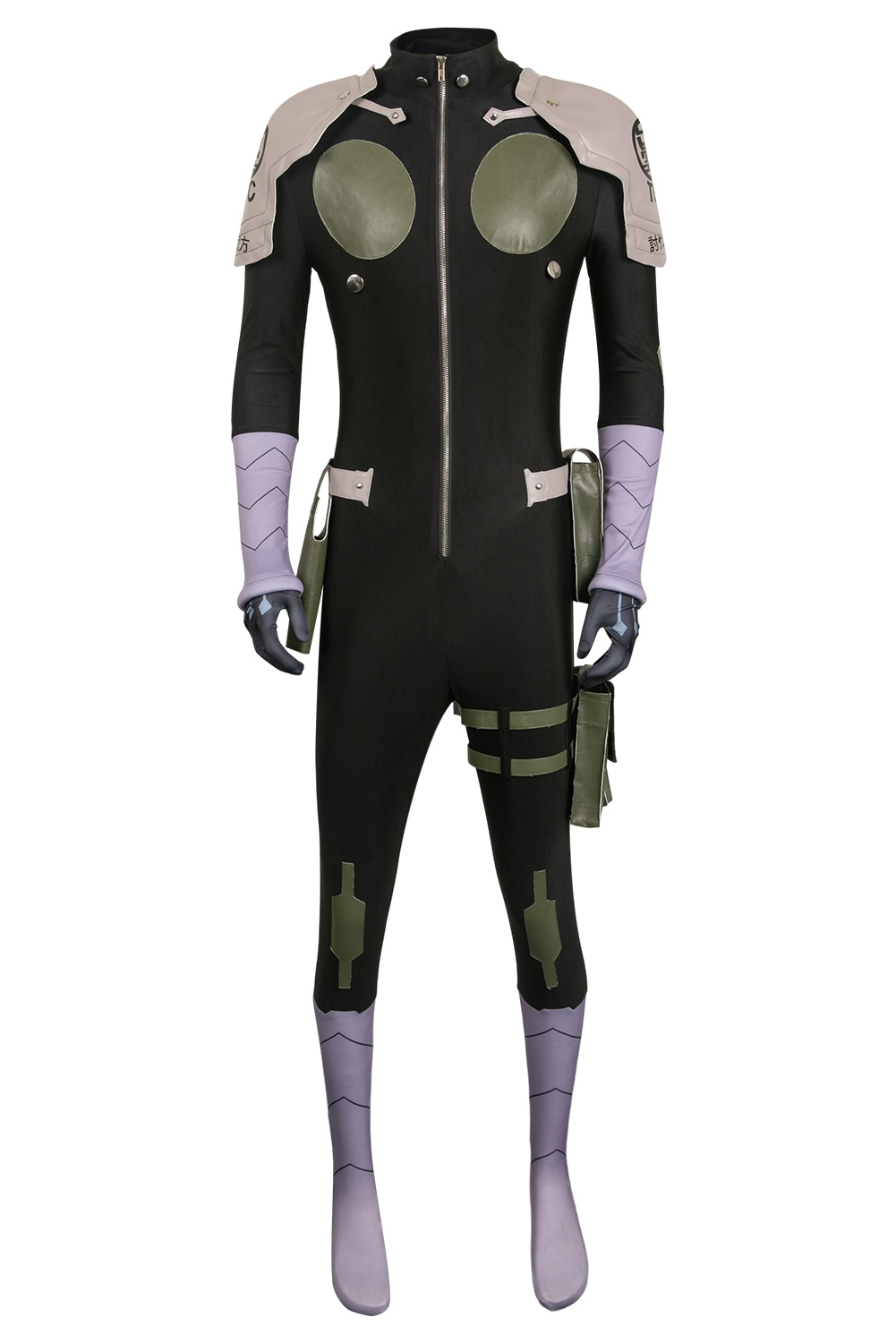 Anime Kaiju No.8 Kafka Hibino Black Uniform Jumpsuit Outfits Halloween Carnival Suit Cosplay Costume