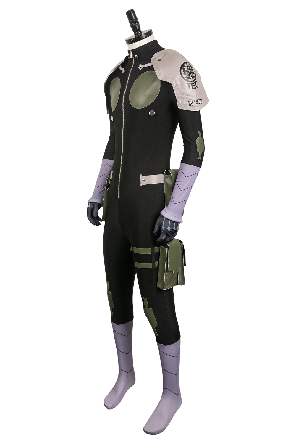 Anime Kaiju No.8 Kafka Hibino Black Uniform Jumpsuit Outfits Halloween Carnival Suit Cosplay Costume