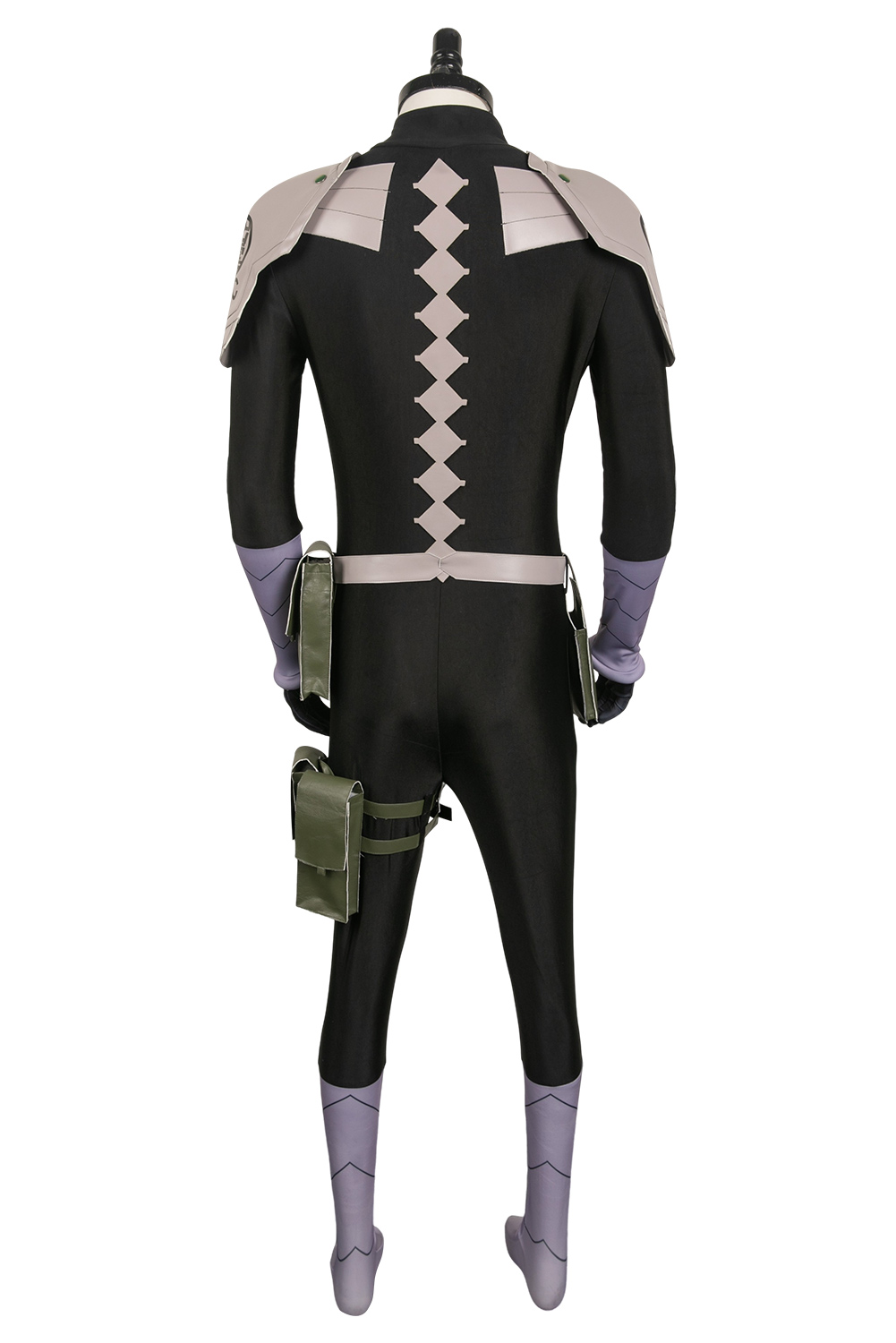 Anime Kaiju No.8 Kafka Hibino Black Uniform Jumpsuit Outfits Halloween Carnival Suit Cosplay Costume