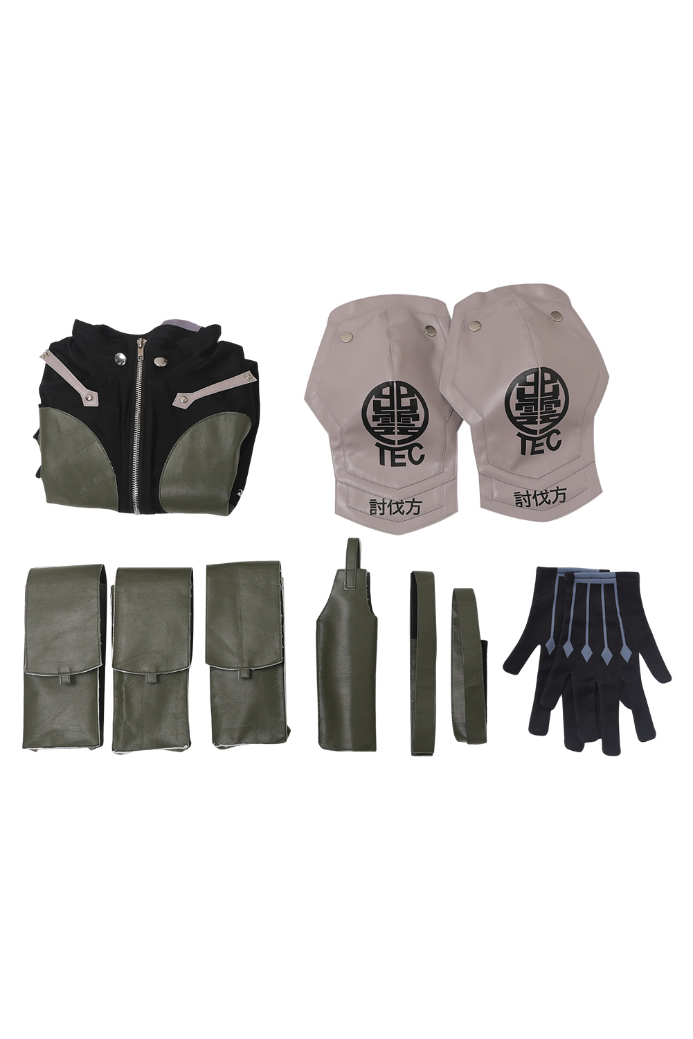 Anime Kaiju No.8 Kafka Hibino Black Uniform Jumpsuit Outfits Halloween Carnival Suit Cosplay Costume