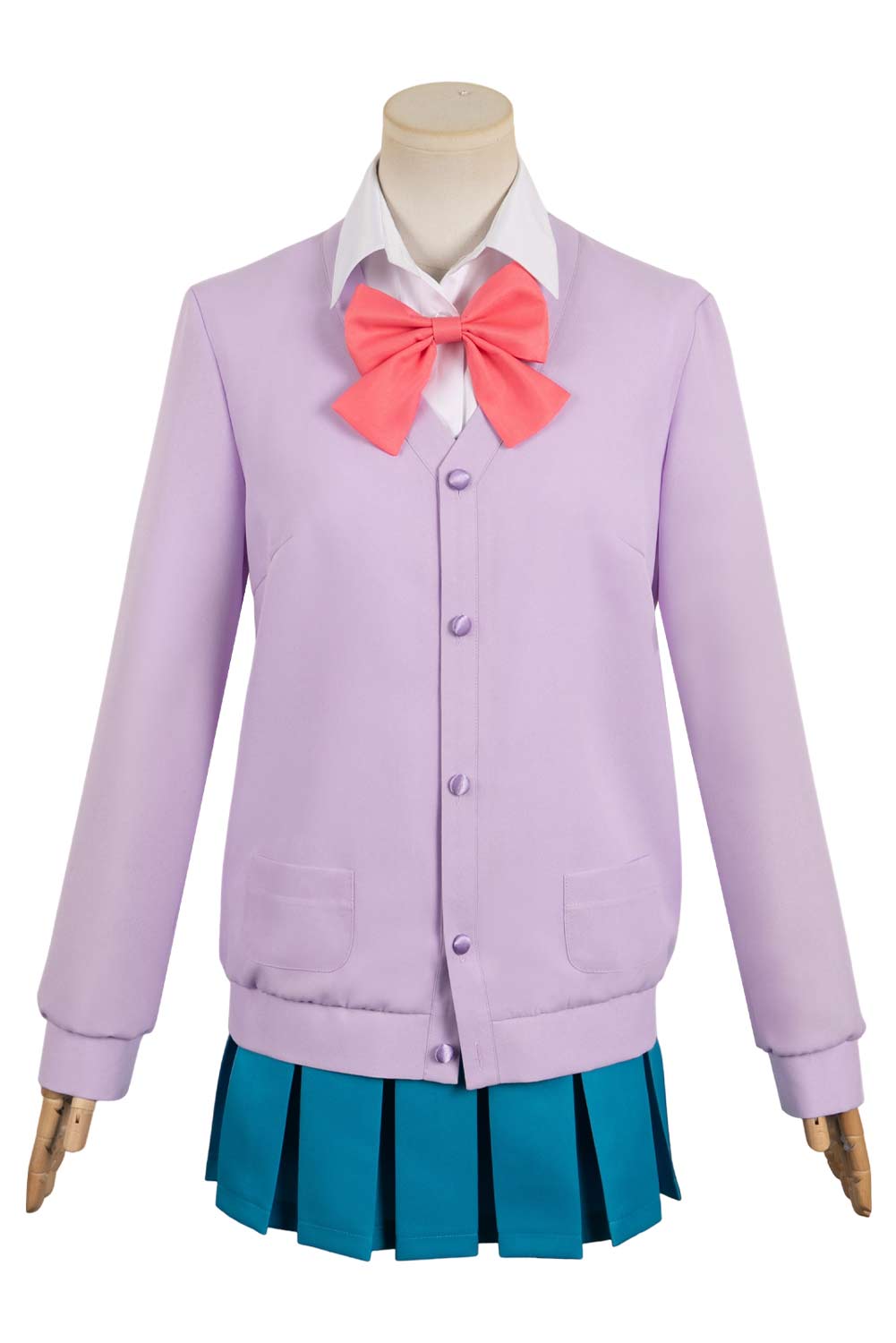 Anime Kimi ni Todoke: From Me to You Season 3 Kurumizawa Ume Pink Uniform Outfits Halloween Carnival Suit Cosplay Costume