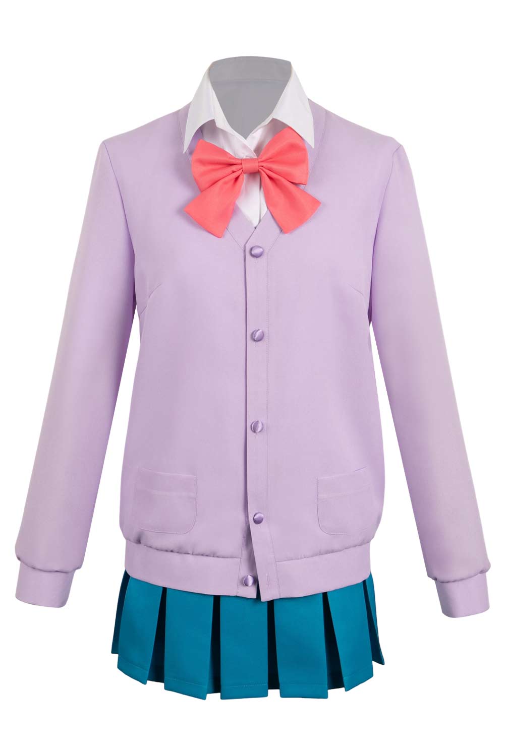 Anime Kimi ni Todoke: From Me to You Season 3 Kurumizawa Ume Pink Uniform Outfits Halloween Carnival Suit Cosplay Costume