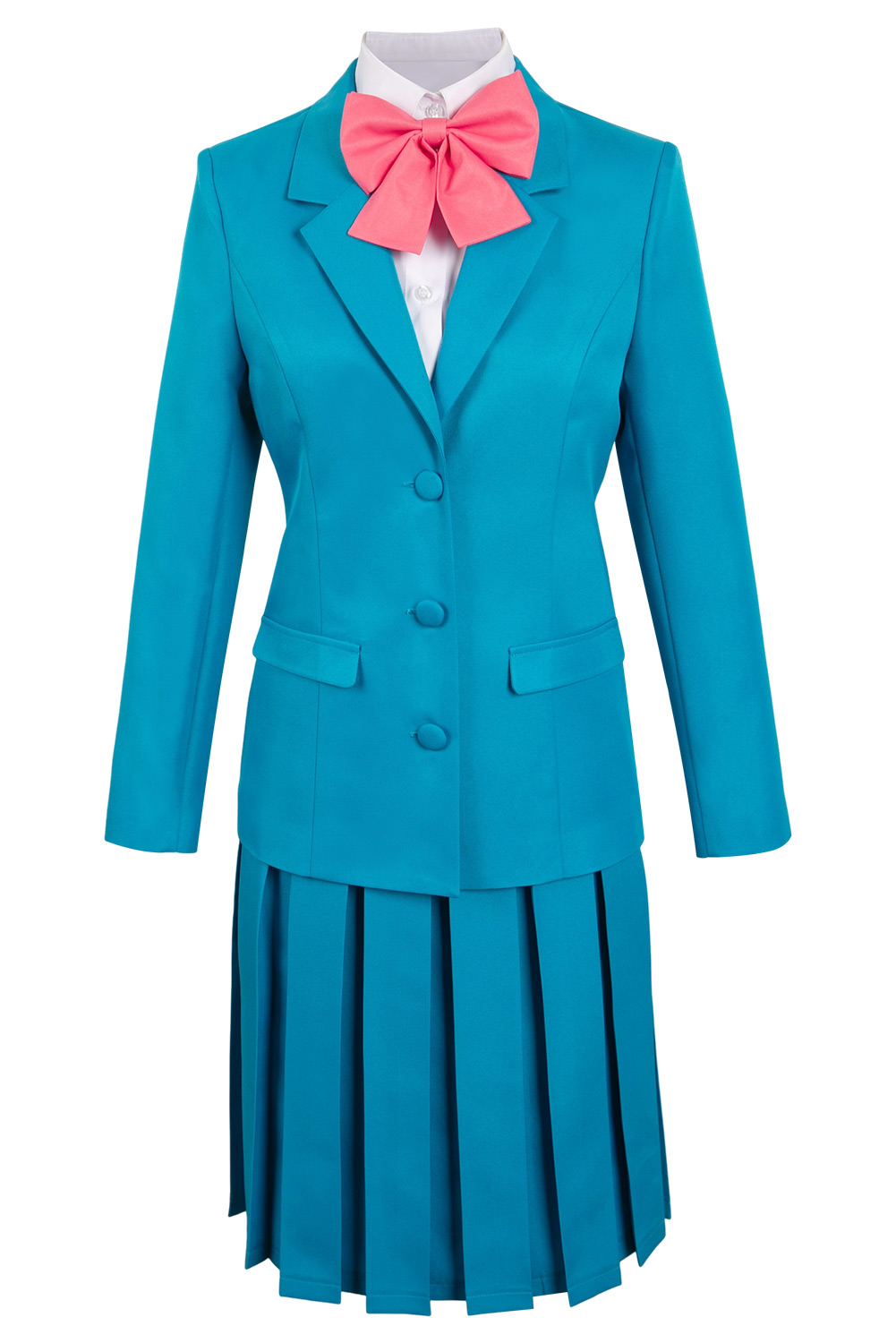 Anime Kimi ni Todoke: From Me to You Season 3 Sawako Kuronuma Blue Uniform Outfits Halloween Carnival Suit Cosplay Costume