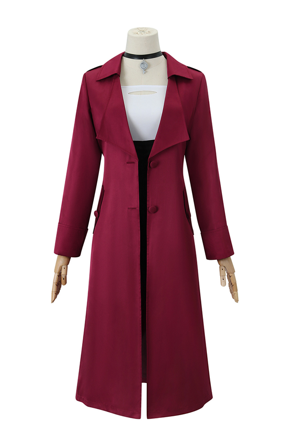 Anime Metallic Rouge Rouge Redstar Burgundy Uniform Outfits Halloween Carnival Suit Cosplay Costume