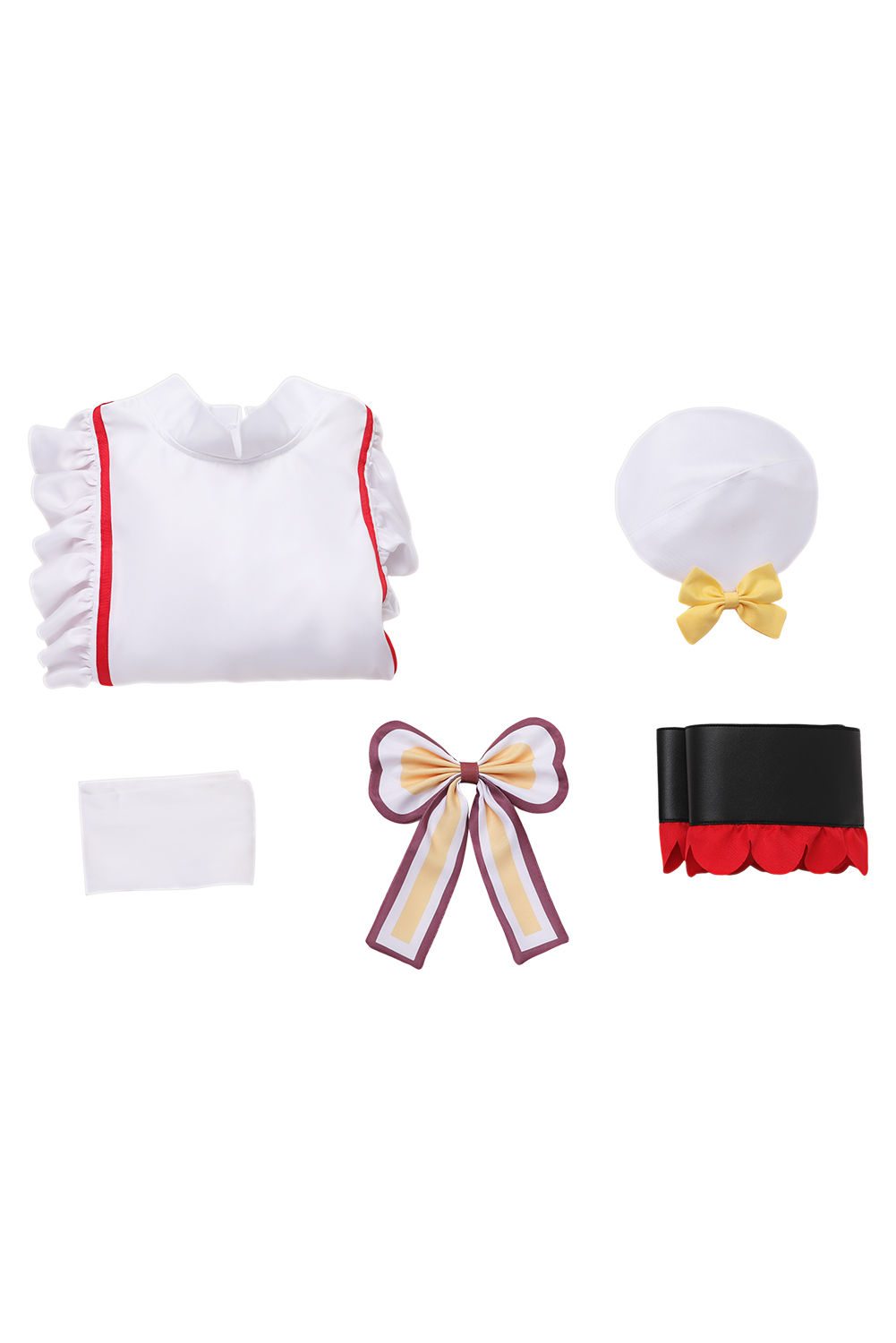 Anime OSHI NO KO Arima Kana Red Polka Dot Apron Dress Outfits Halloween Carnival Suit Cosplay Costume