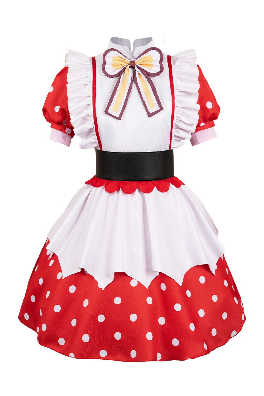 Anime OSHI NO KO Arima Kana Red Polka Dot Apron Dress Outfits Halloween Carnival Suit Cosplay Costume