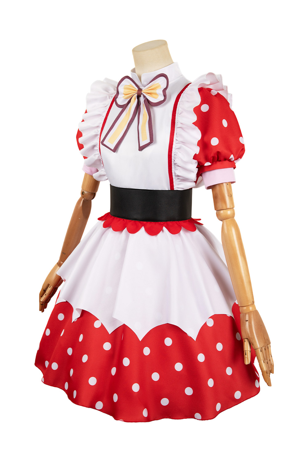 Anime OSHI NO KO Arima Kana Red Polka Dot Apron Dress Outfits Halloween Carnival Suit Cosplay Costume