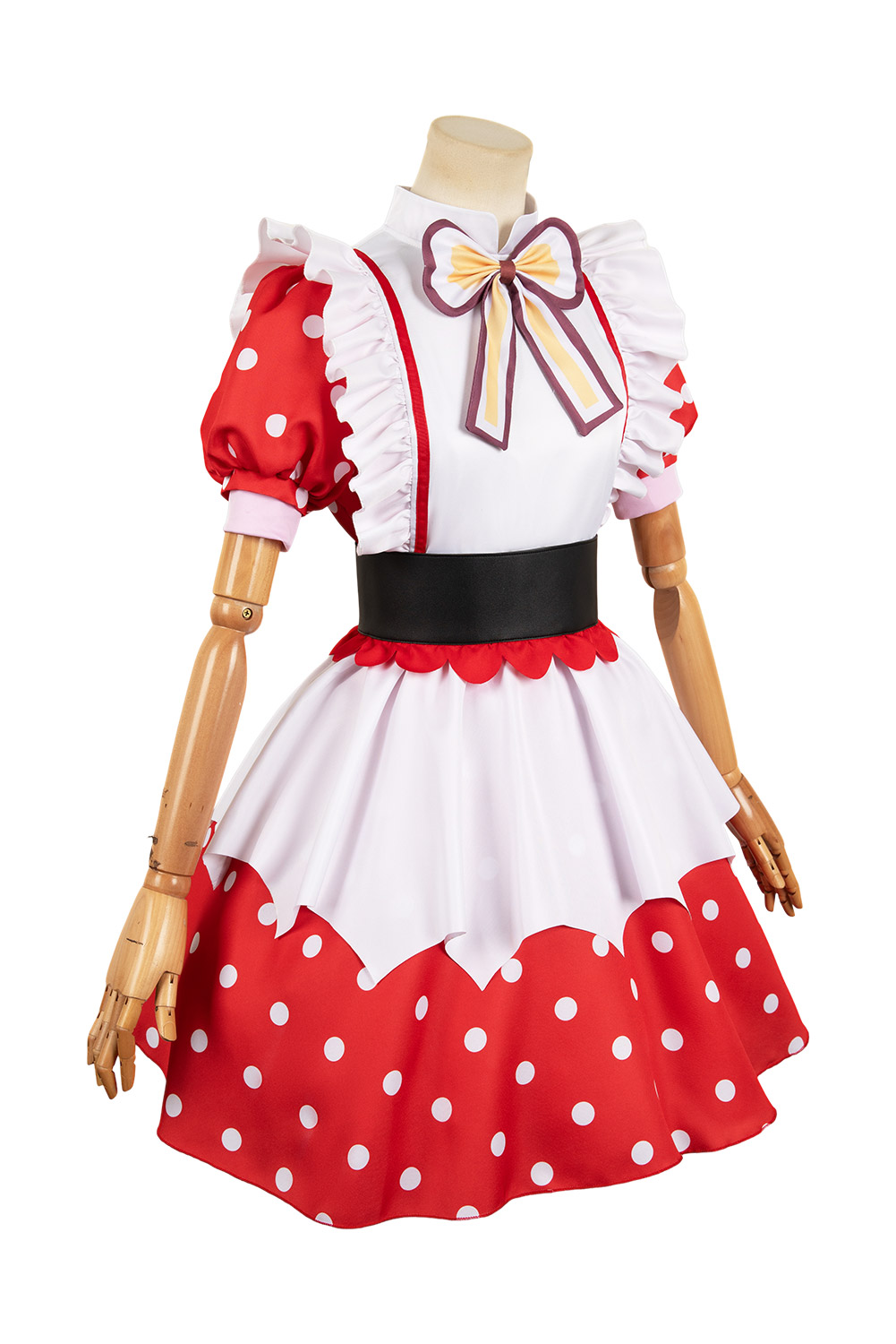 Anime OSHI NO KO Arima Kana Red Polka Dot Apron Dress Outfits Halloween Carnival Suit Cosplay Costume