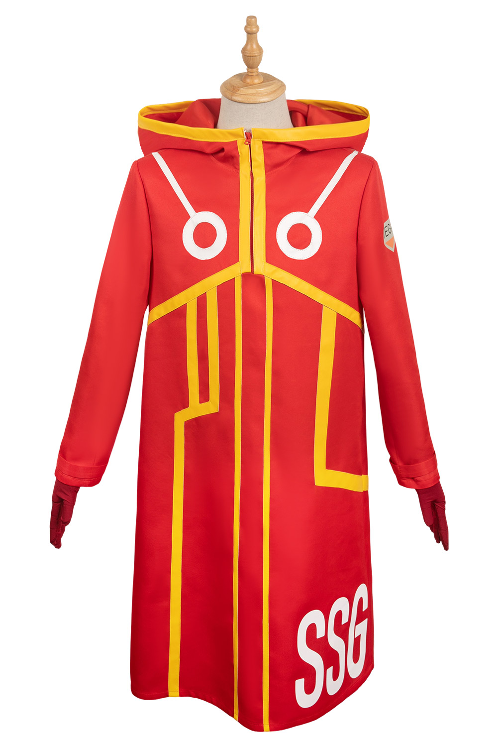 Anime One Piece 2024 Egghead Arc Monkey D. Luffy Red Future Outfit Halloween Carnival Suit Cosplay Costume