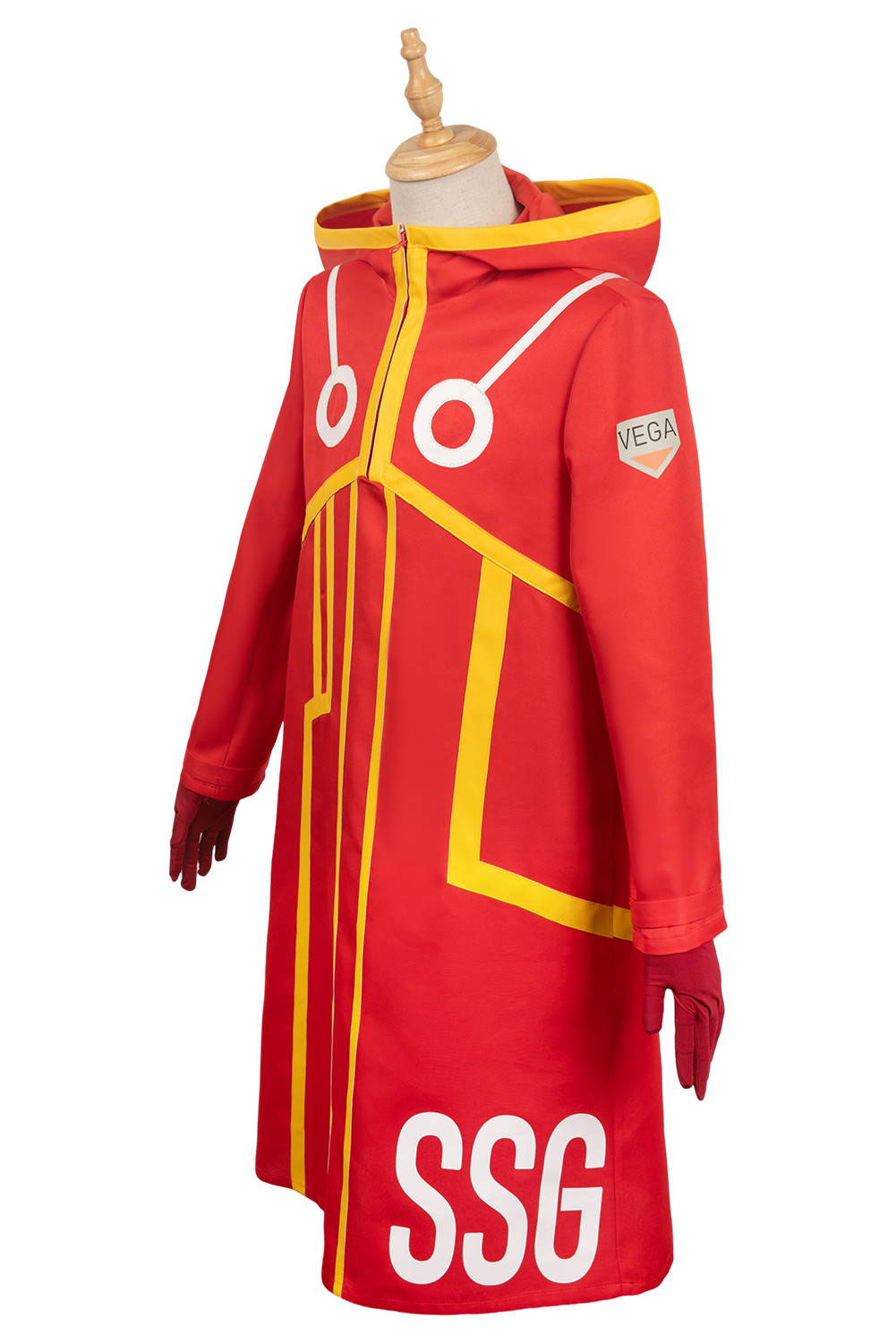 Anime One Piece 2024 Egghead Arc Monkey D. Luffy Red Future Outfit Halloween Carnival Suit Cosplay Costume