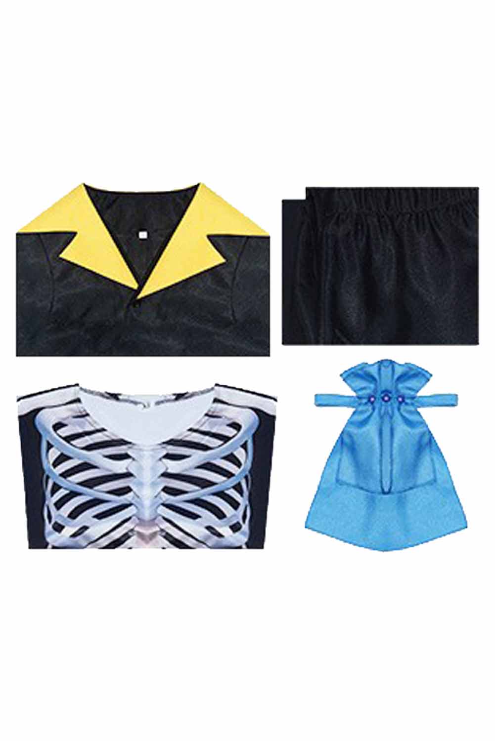 Anime One Piece Brook Burukku Outfits Halloween Carnival Suit Cosplay Costume