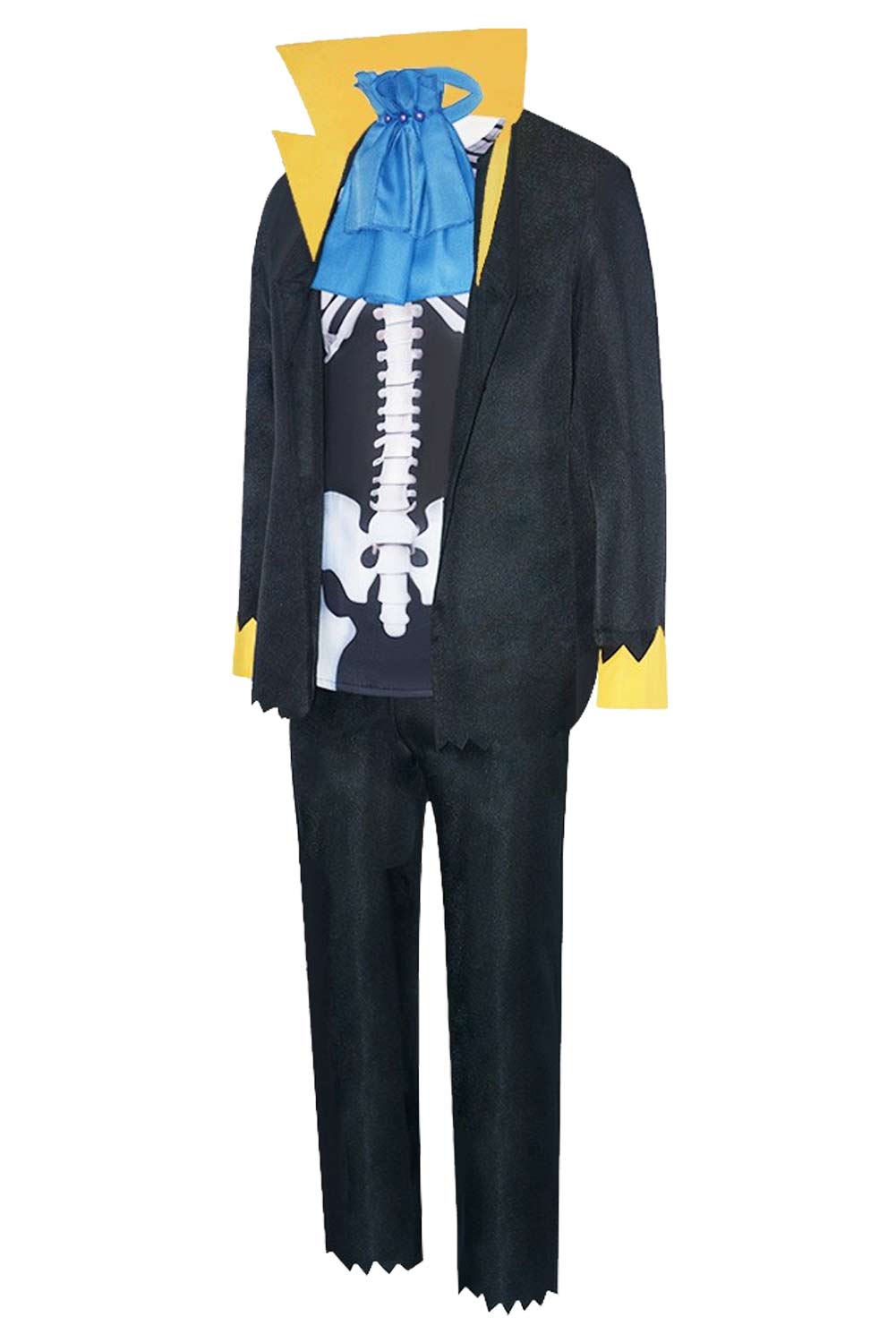 Anime One Piece Brook Burukku Outfits Halloween Carnival Suit Cosplay Costume