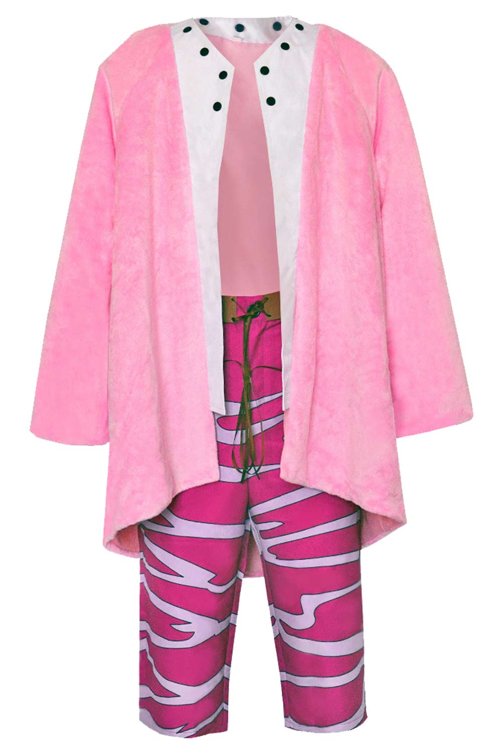 Anime One Piece Donquixote Doflamingo Joker Outfits Halloween Carnival Suit Cosplay Costume