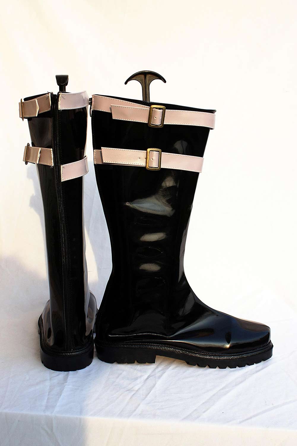 Anime One Piece Dracule Mihawk Cosplay Shoes Boots Halloween Custom Made Costumes Accessory