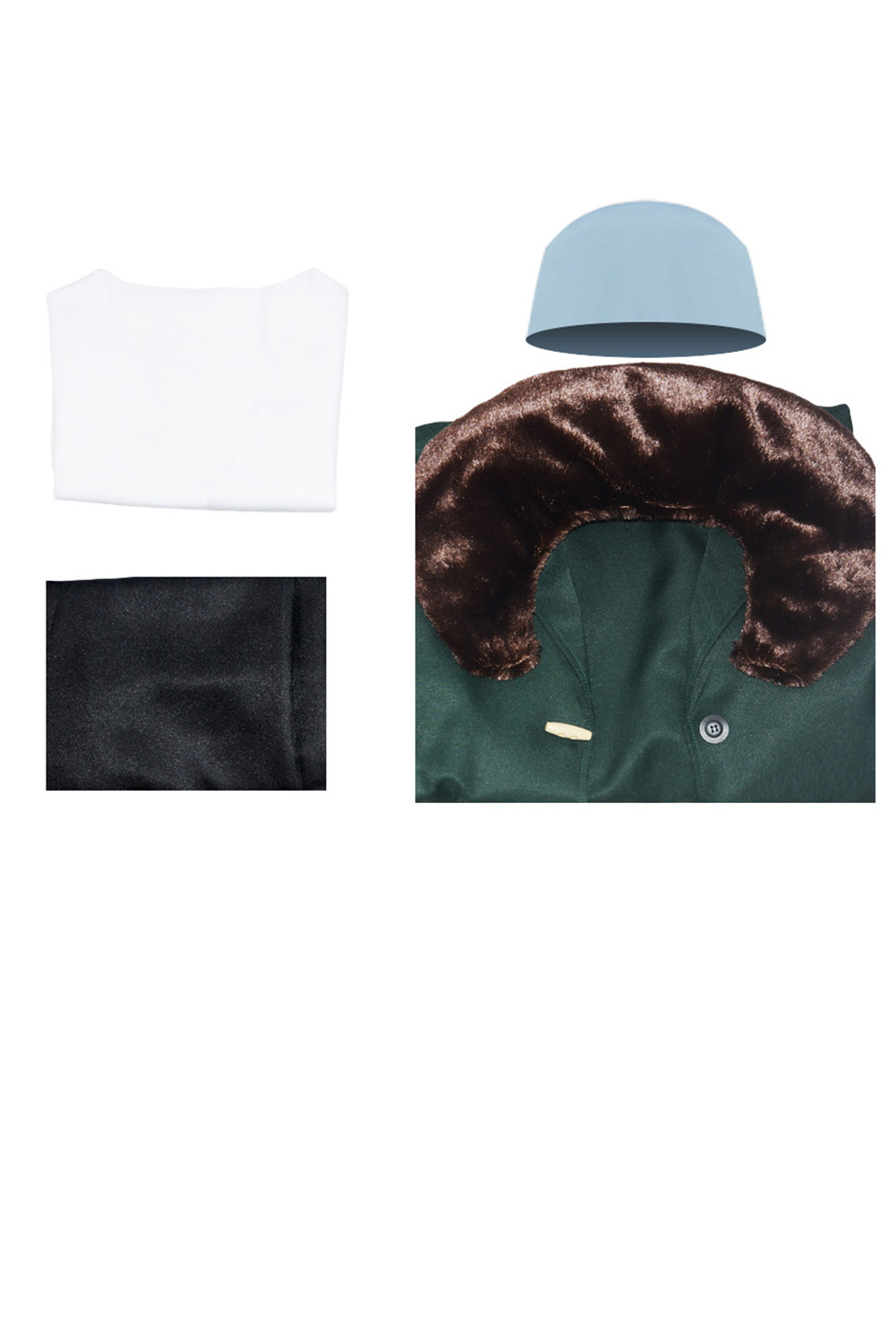 Anime One Piece Kuzan Green Suit Party Carnival Halloween Cosplay Costume