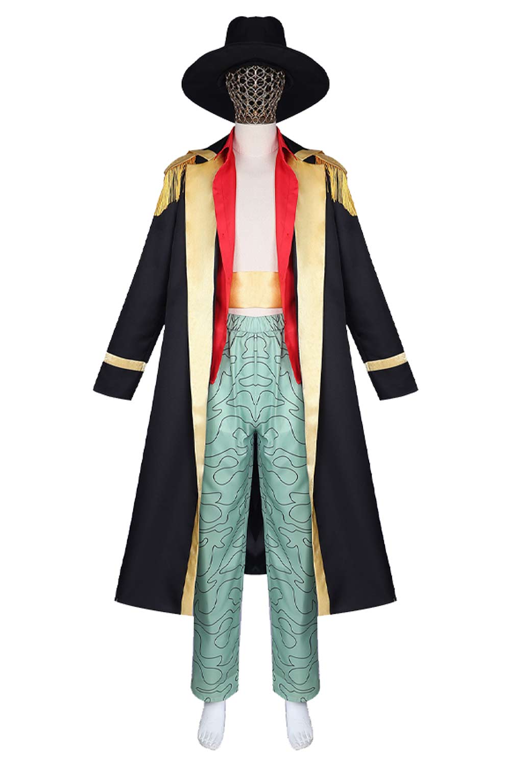Anime One Piece Marshall·D·Teach Outfits Halloween Carnival Suit Cosplay Costume