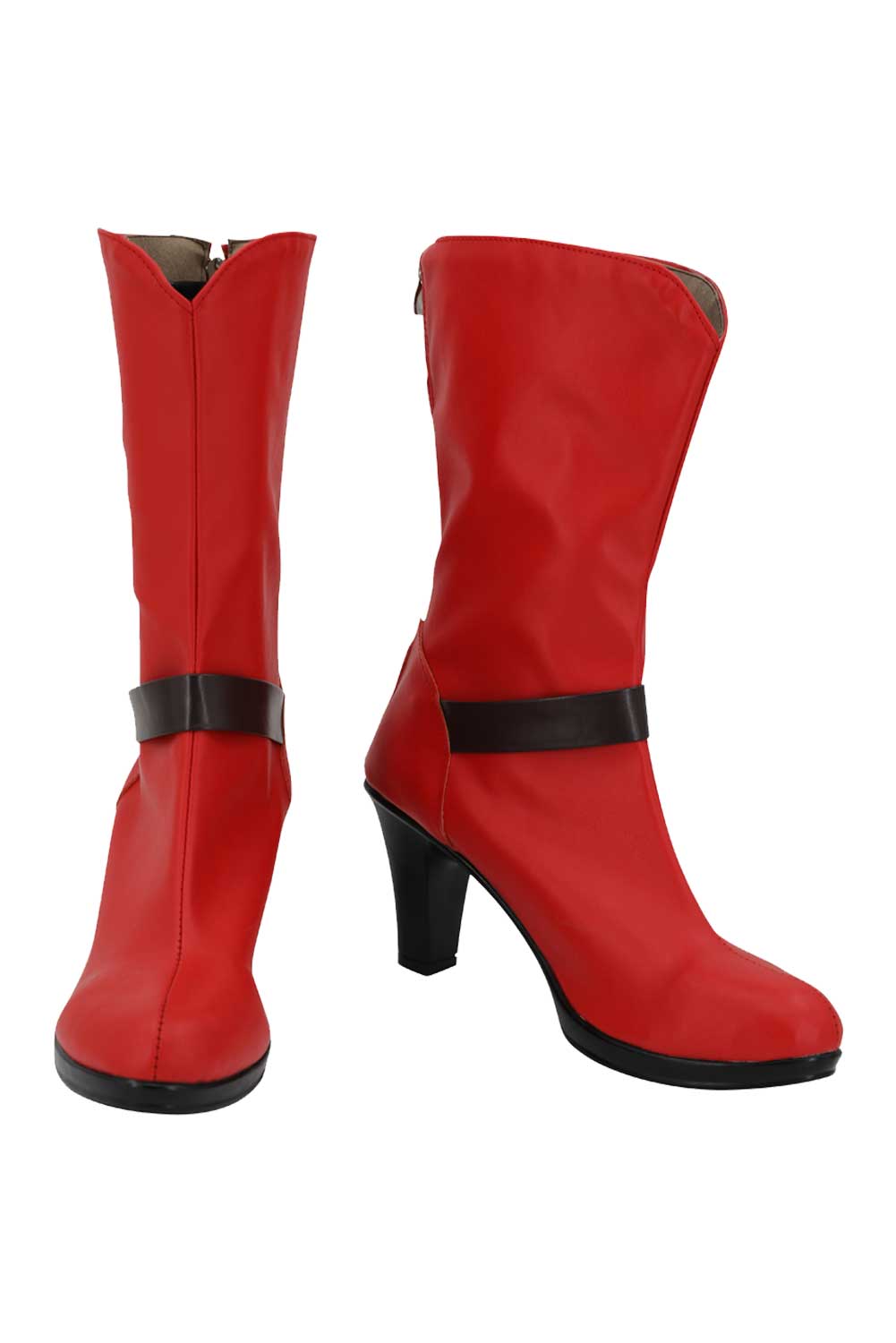 Anime One Piece Nami Cosplay Red Shoes Boots Halloween Custom Made Costumes Accessory 