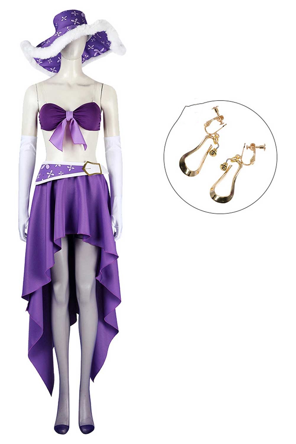 Anime One Piece Nico Robin 15th Anniversary Purple Dress Outfits Halloween  Carnival Suit Cosplay Costume