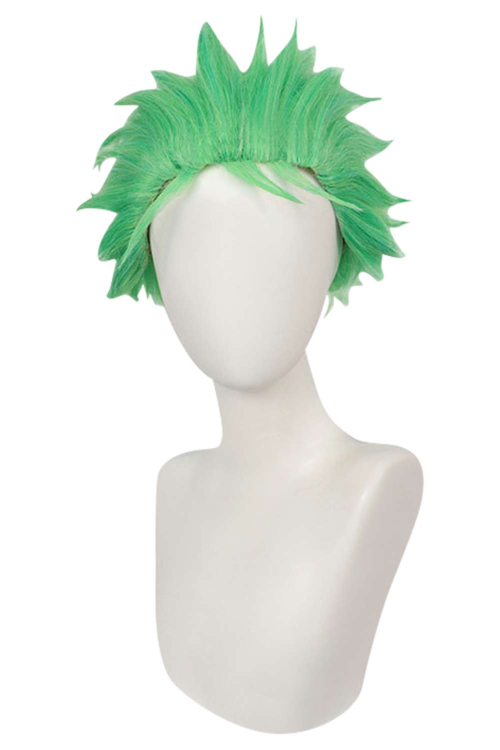Anime One Piece Roronoa Zoro Short Green Cosplay Wig Heat Resistant Synthetic Hair Halloween Costume Accessories