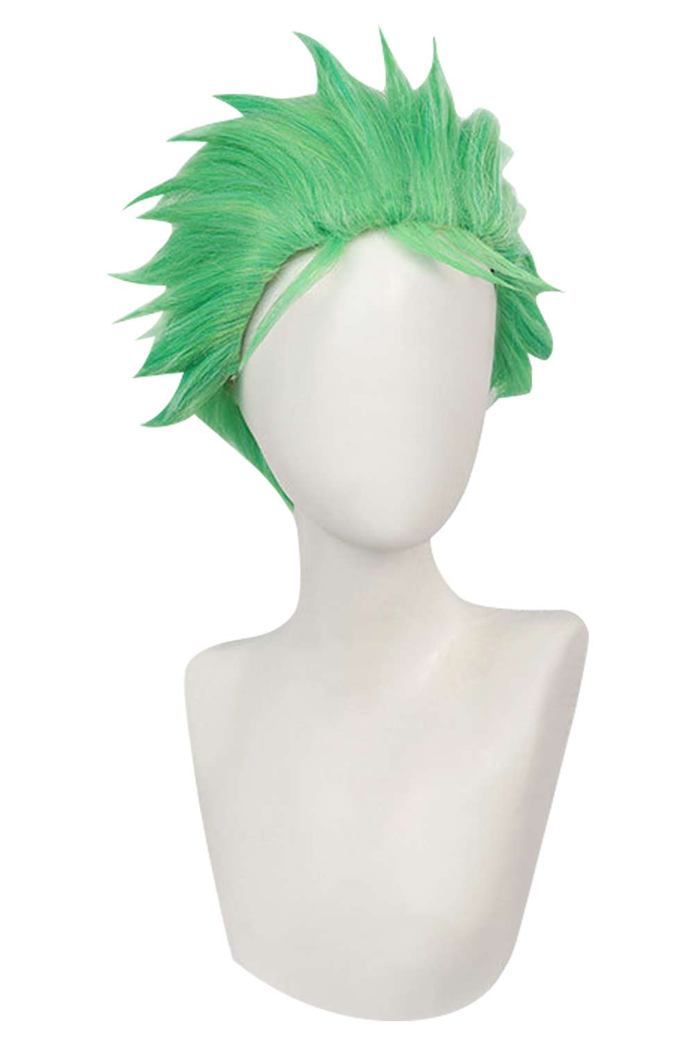 Anime One Piece Roronoa Zoro Short Green Cosplay Wig Heat Resistant Synthetic Hair Halloween Costume Accessories