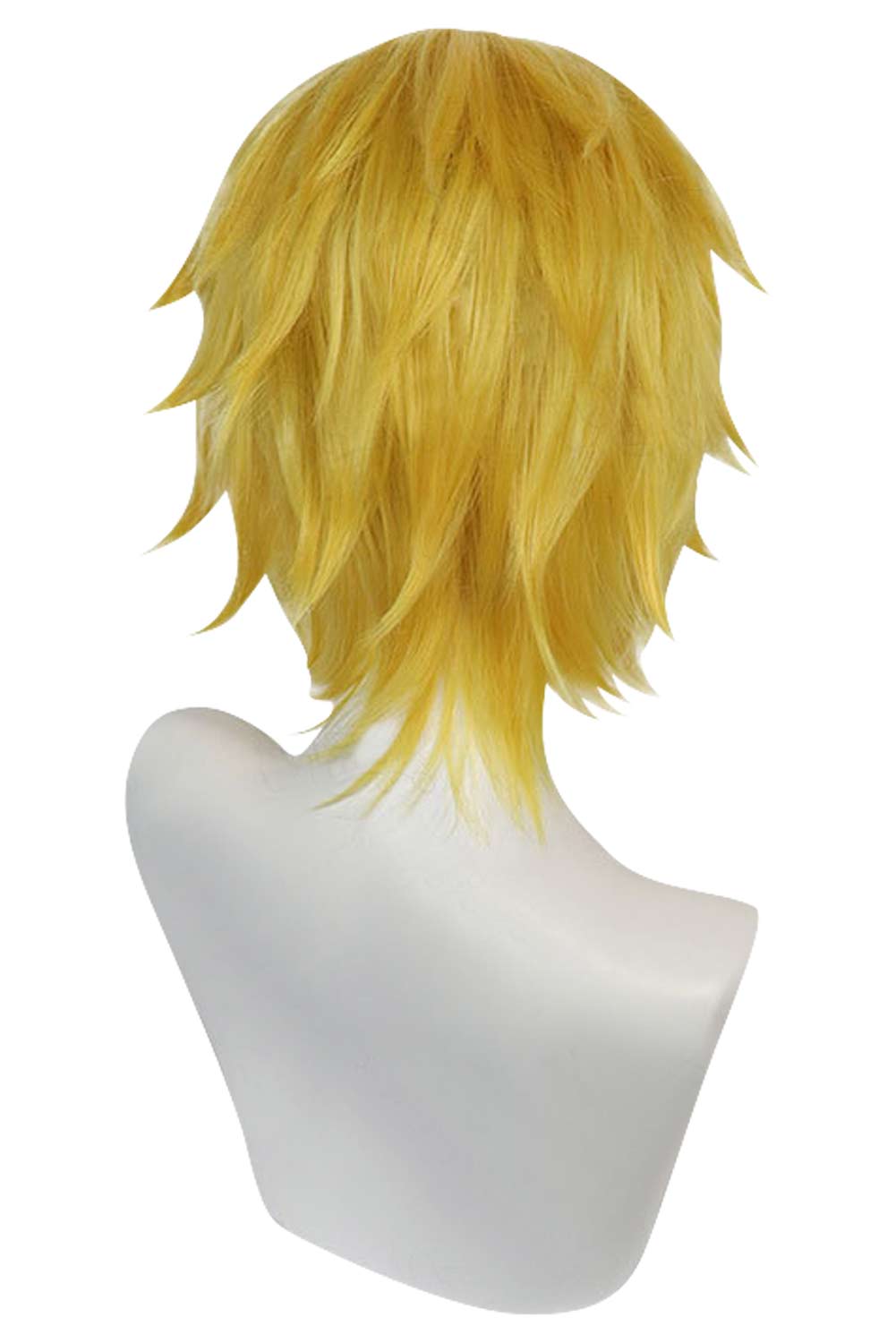 Anime One Piece Sanji Cosplay Wig Heat Resistant Synthetic Hair Halloween Costume Accessories