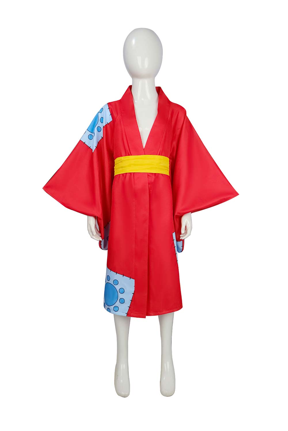 Anime One Piece Wano Country Arc Monkey D. Luffy Kids Children Kimono Outfits Halloween Carnival Suit Cosplay Costume