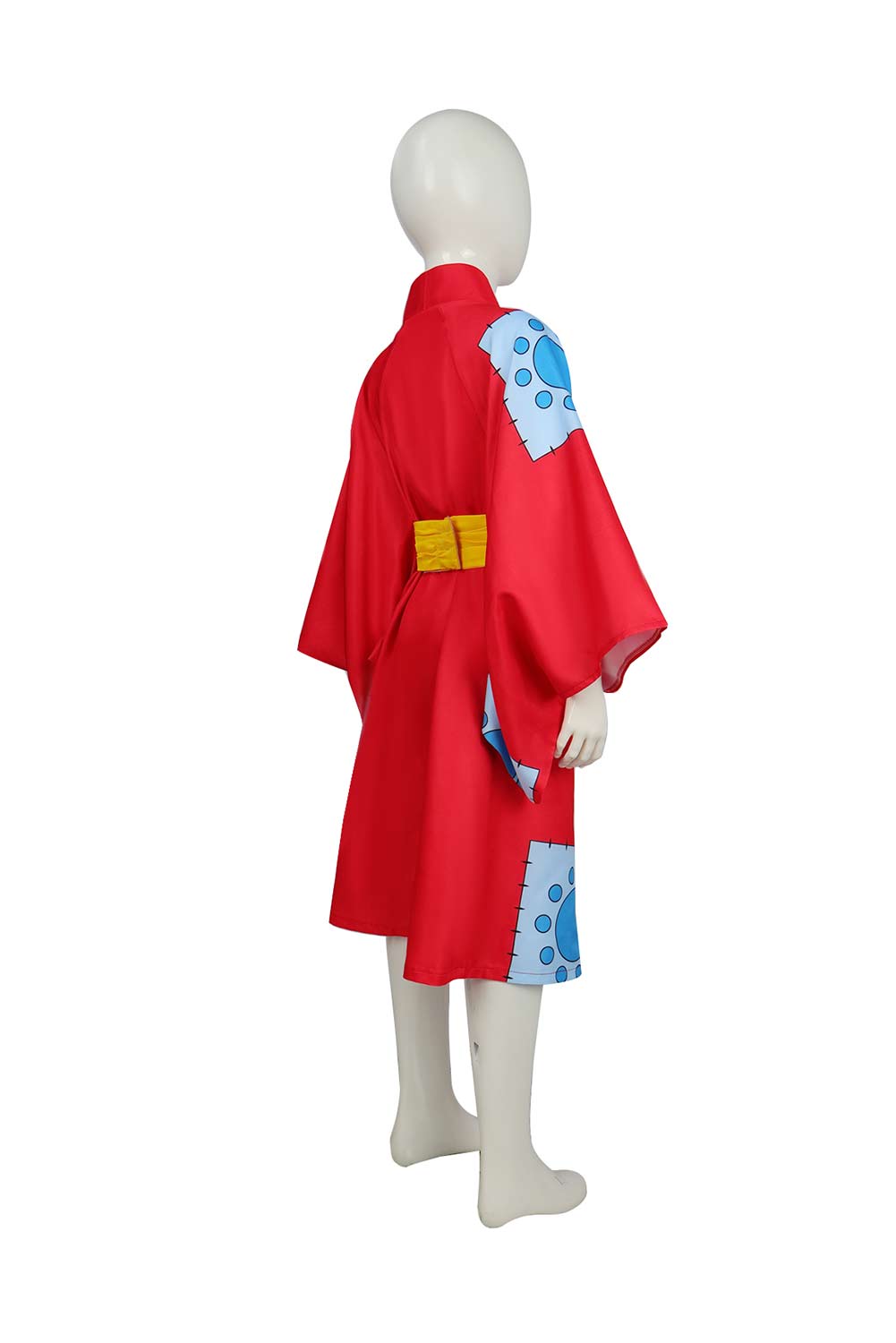 Anime One Piece Wano Country Arc Monkey D. Luffy Kids Children Kimono Outfits Halloween Carnival Suit Cosplay Costume