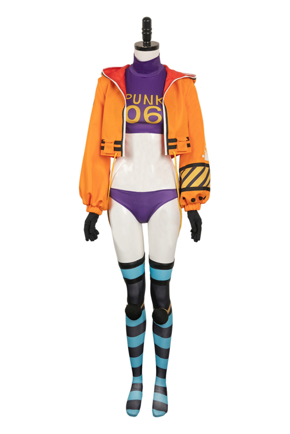Anime One Piece York Dr. Vegapunk the Sixth Clone Outfits Halloween Carnival Suit Cosplay Costume 
