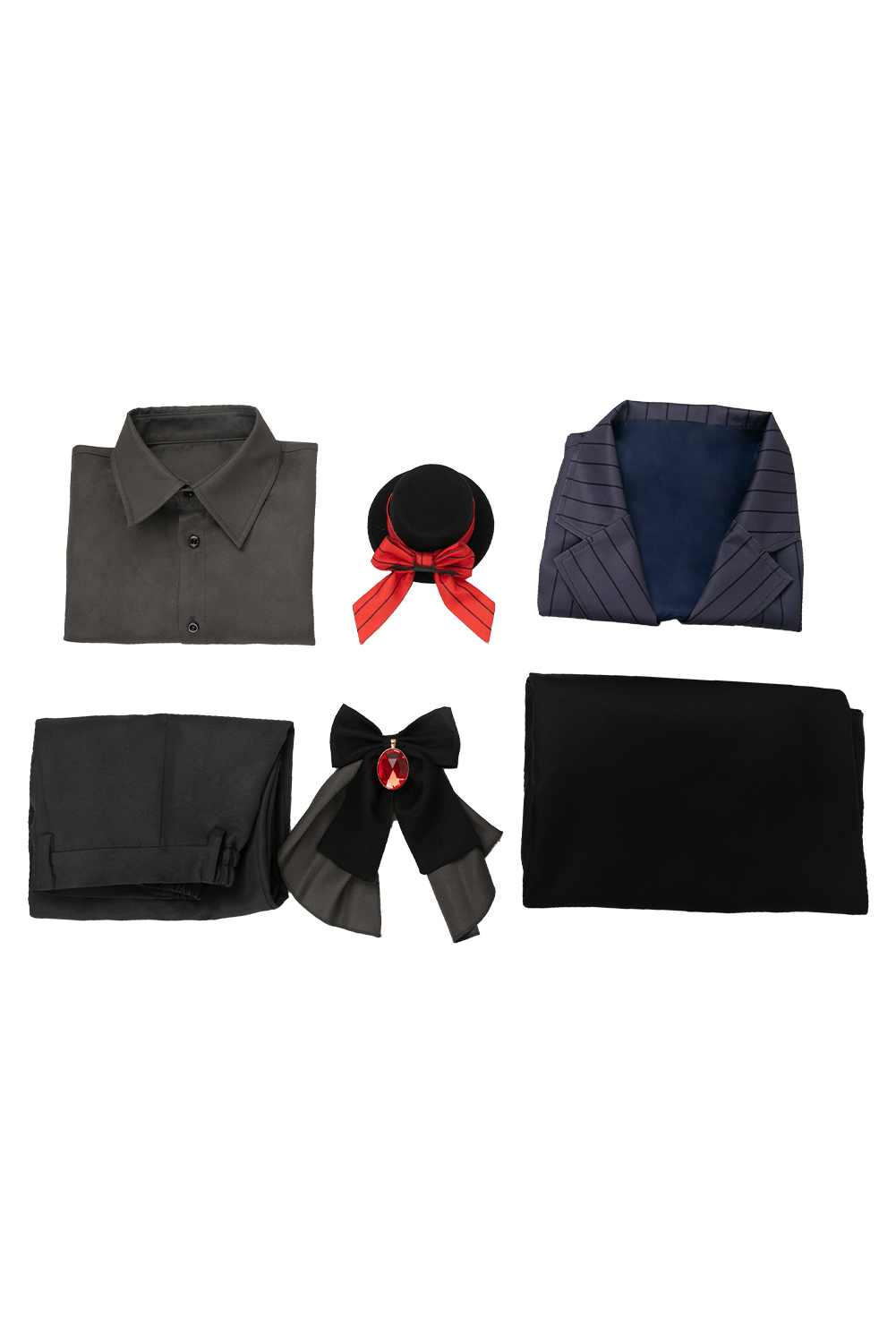 Anime Oshi no Ko Hoshino Aquamarin Black Vampire Suit Outfits Halloween Carnival Suit Cosplay Costume