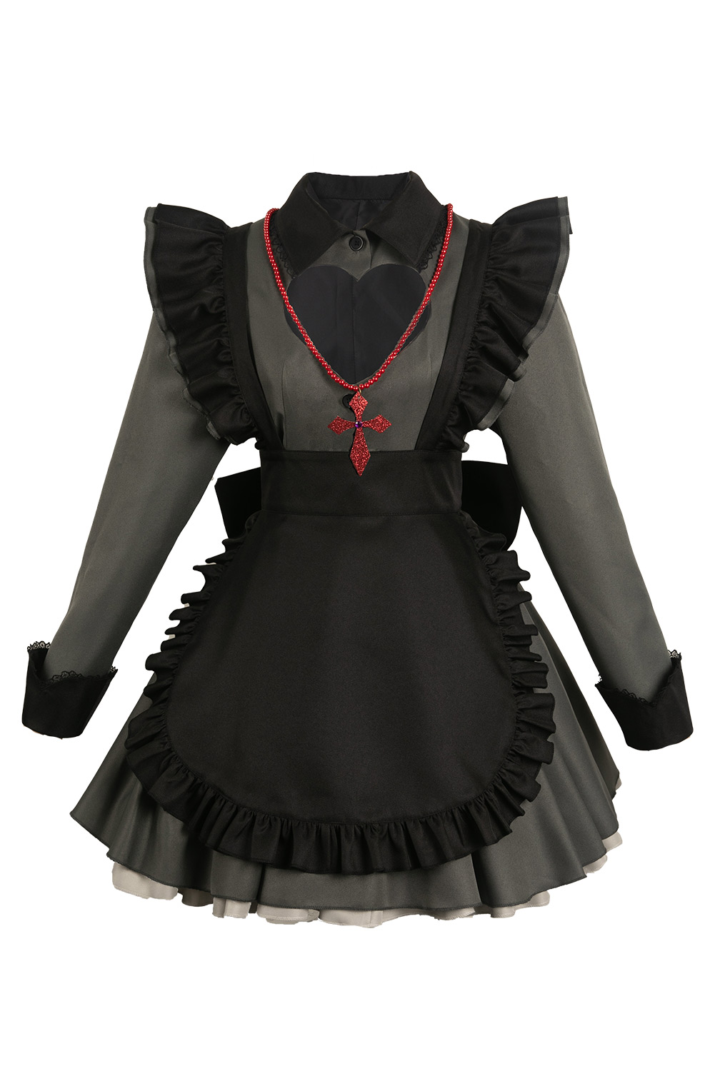 Anime Oshi no Ko Hoshino Rubii Vampire Maid Dress Set Outfits Halloween Carnival Suit Cosplay Costume