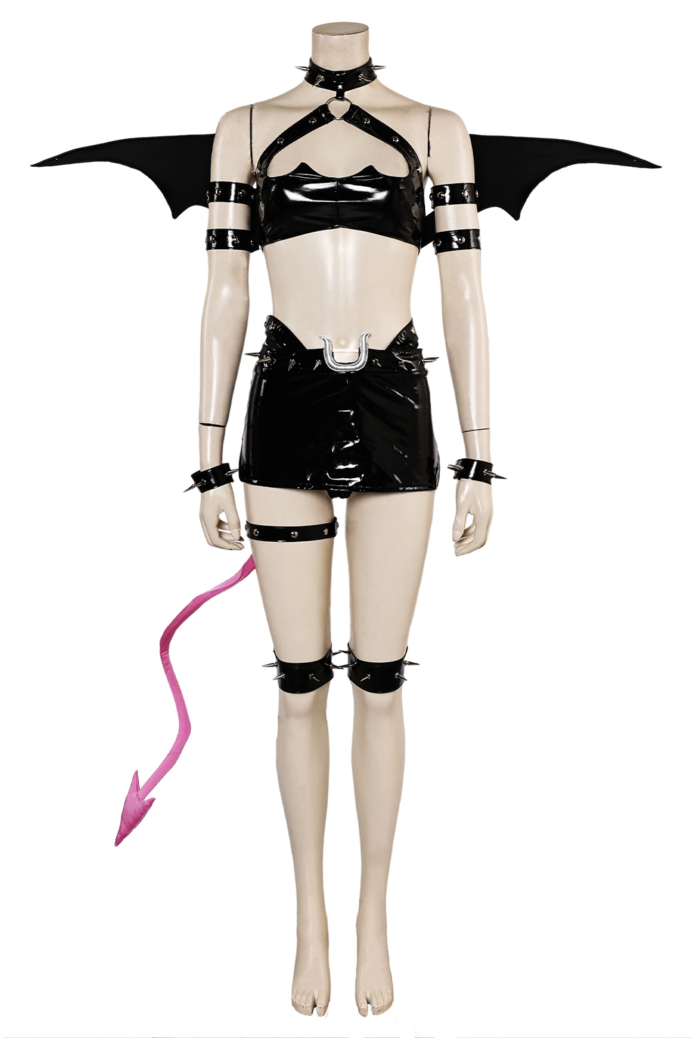 Anime Panty & Stocking with Garterbelt Scanty Demon Underwear Set Outfits Halloween Carnival Suit Cosplay Costume