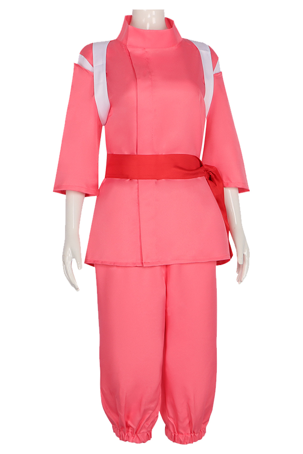 Anime Spirited Away Ogino Chihiro Women Pink Outfit Outfits Halloween Carnival Suit Cosplay Costume