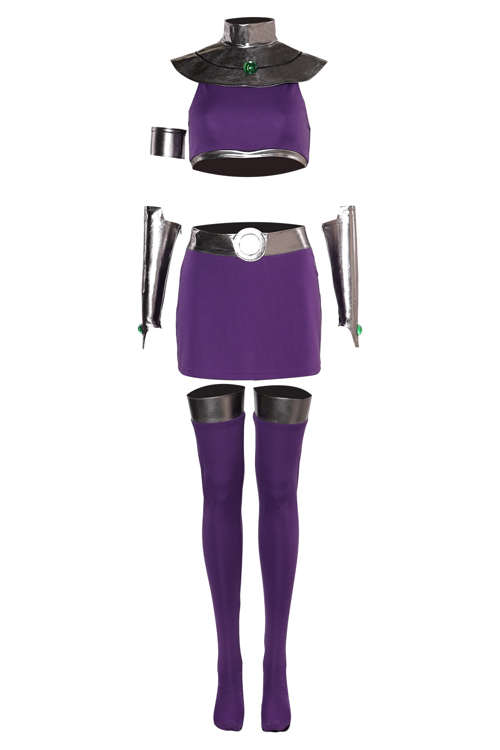 Anime Teen Titans Koriand'r Starfire Cosplay Costume Outfits Halloween Carnival Suit