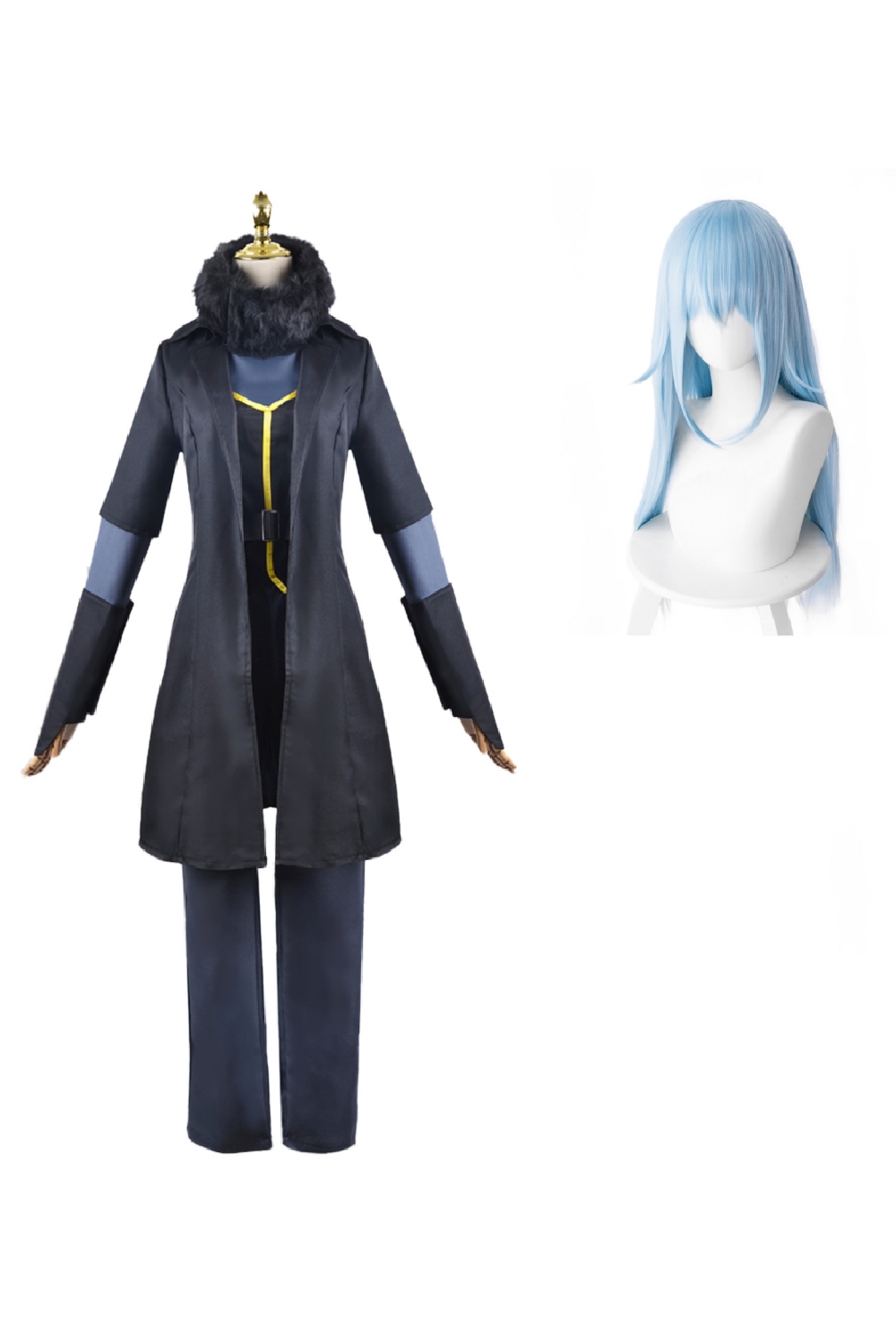 Anime That Time I Got Reincarnated as a Slime Season 3 Rimuru Tempest Demon Lord Full Set Outfits Halloween Carnival Suit Cosplay Costume