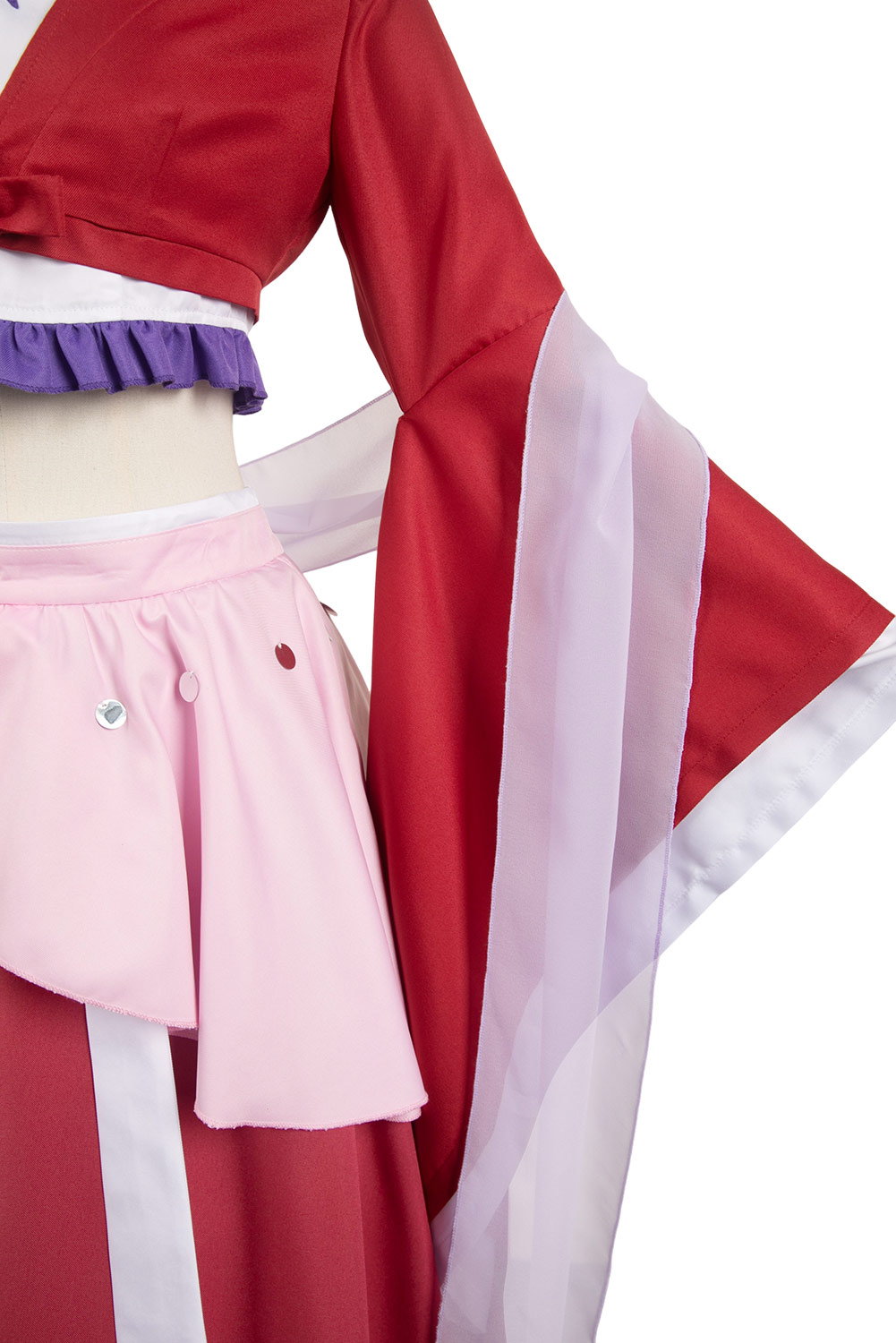 Anime The Apothecary Diaries Maomao Red Pearl Chiffon Kimono Dress Full Set Outfits Halloween Cosplay Costume