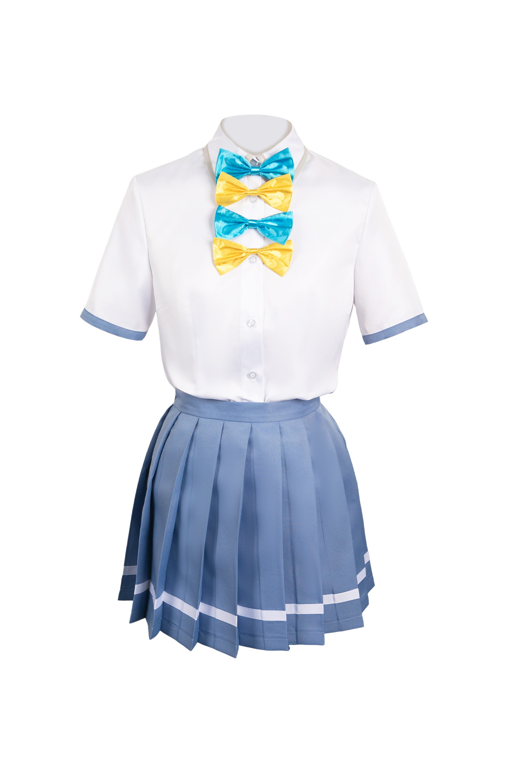 Anime Too Many Losing Heroines! Yanami Anna Women Blue Uniform Outfits Halloween Carnival Suit Cosplay Costume