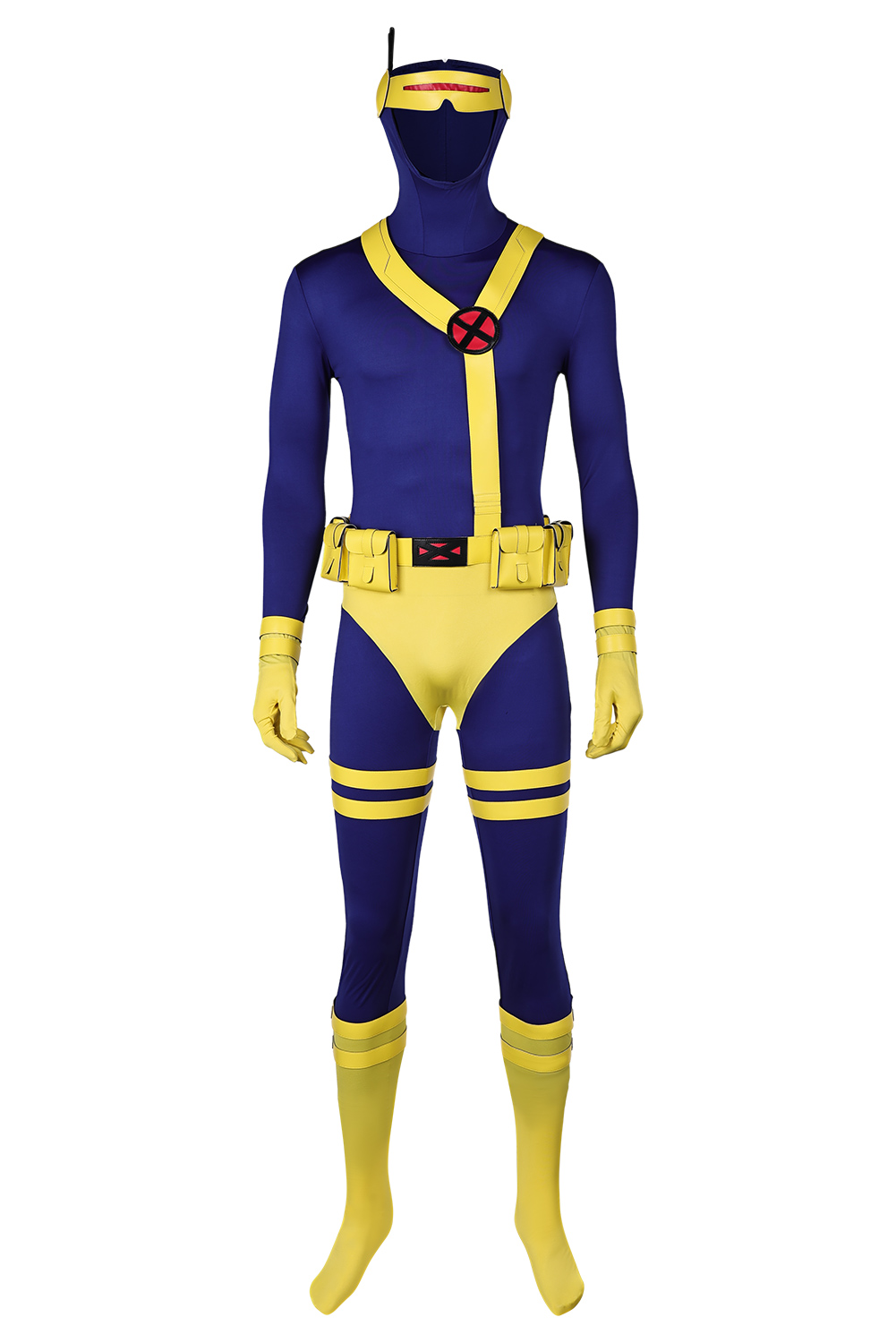 Anime X-Men 97 Cyclops Scott Summers Combat Uniform Jumpsuit Outfits Halloween Carnival Suit Cosplay Costume