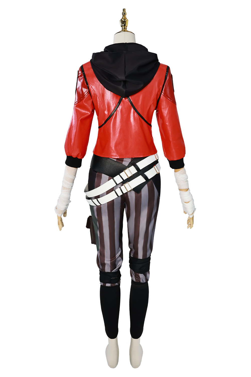 Arcane: League of Legends Vi Red Jacket Fullset Outfits Halloween Carnival Cosplay Costume