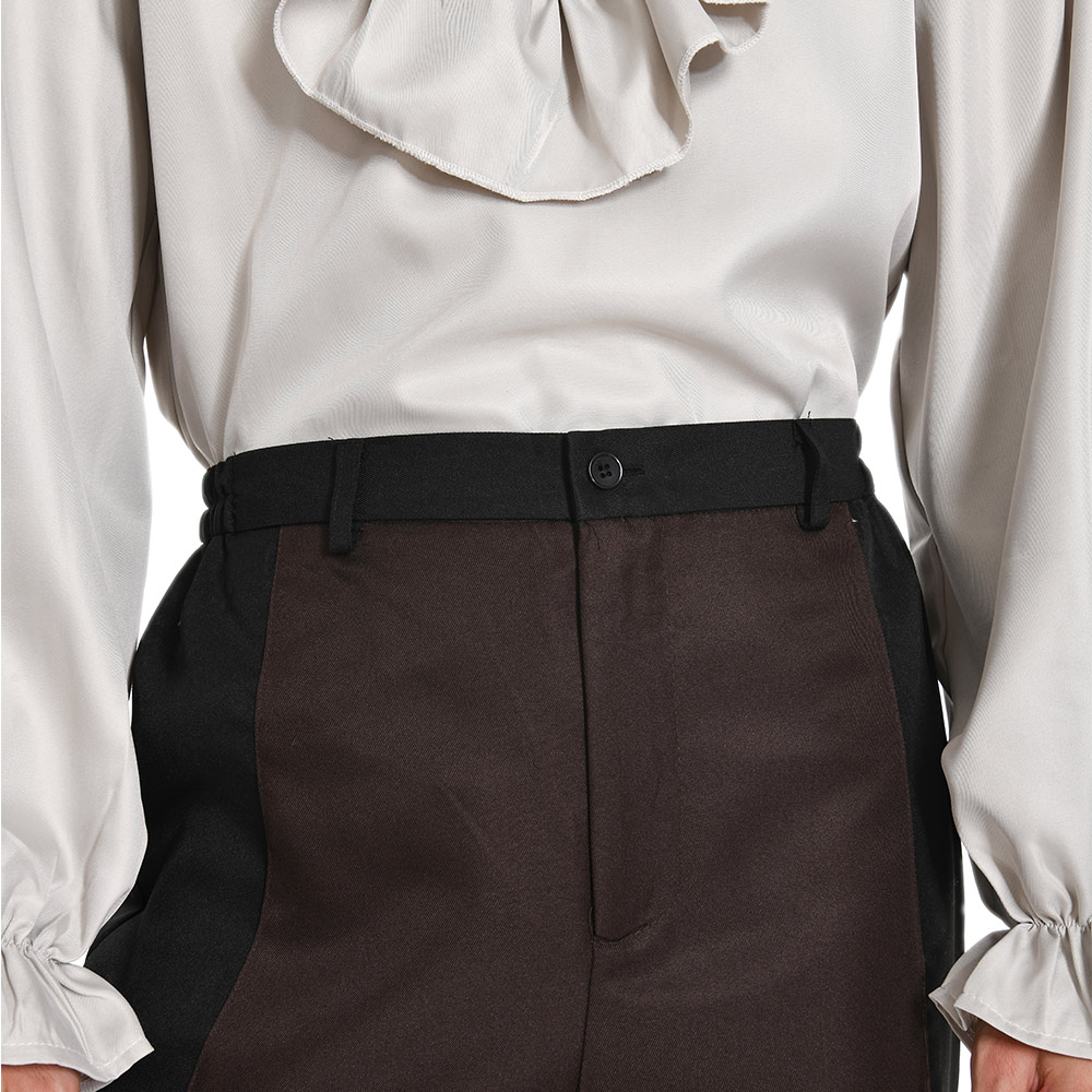 Baldur's Gate 3 Astarion Medieval Shirt Outfits Wig Shirt Set Halloween Carnival Suit Cosplay Costume