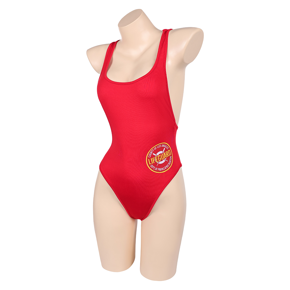 Baywatch CJ Parker Women Red Swimsuit 1Pcs Halloween Carnival Party Cosplay