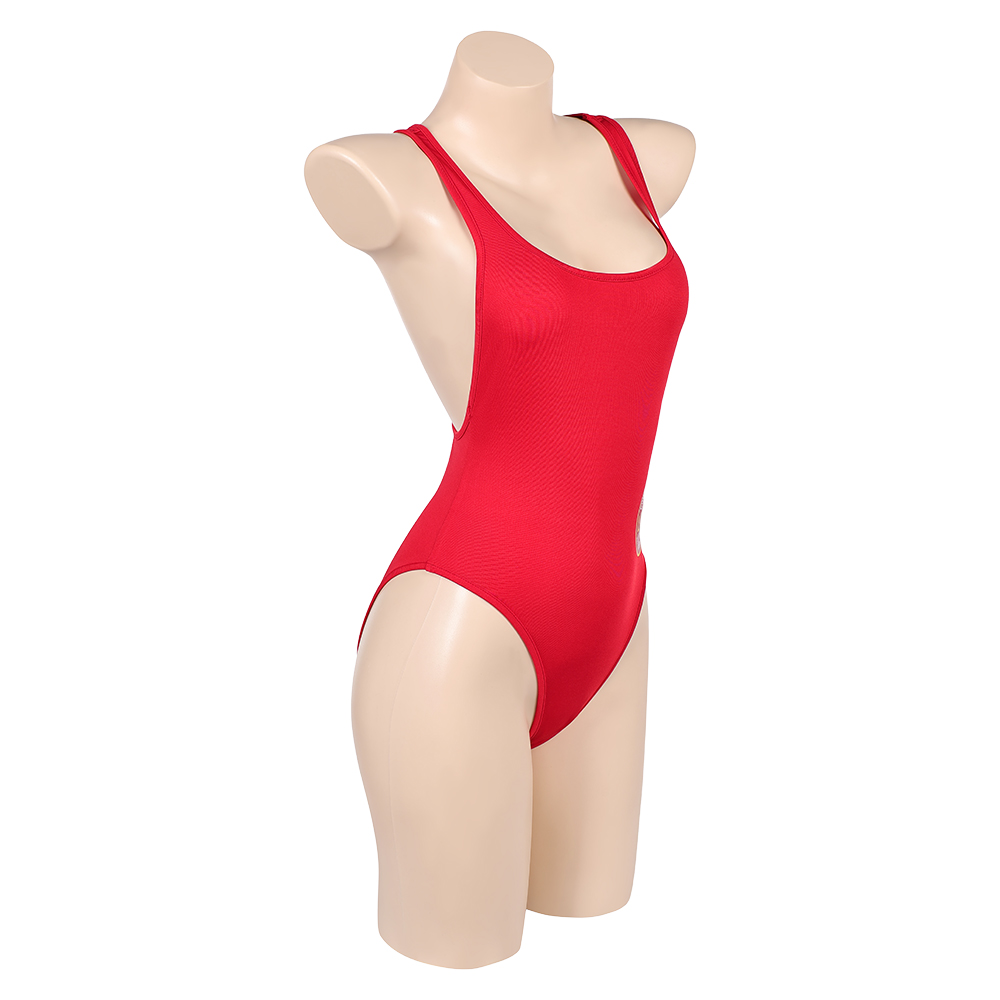 Baywatch CJ Parker Women Red Swimsuit 1Pcs Halloween Carnival Party Cosplay