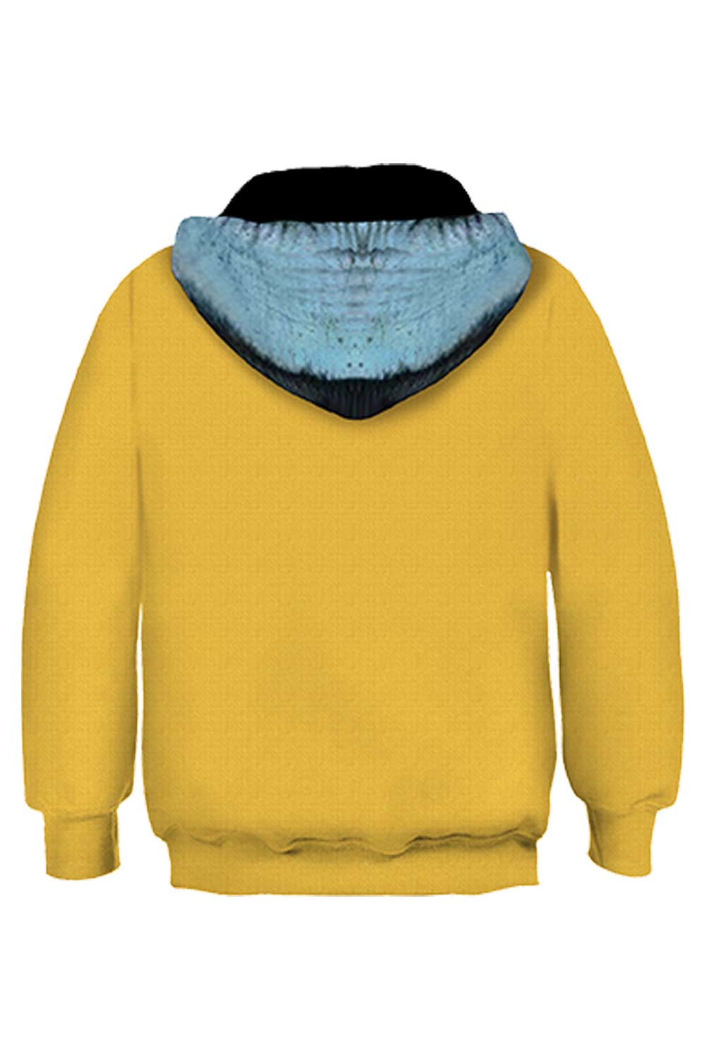 Beetlejuice 2 Bob-Shrinker Shrunken Head Yellow Pullover Hoodie Outfits Halloween Cosplay Costume